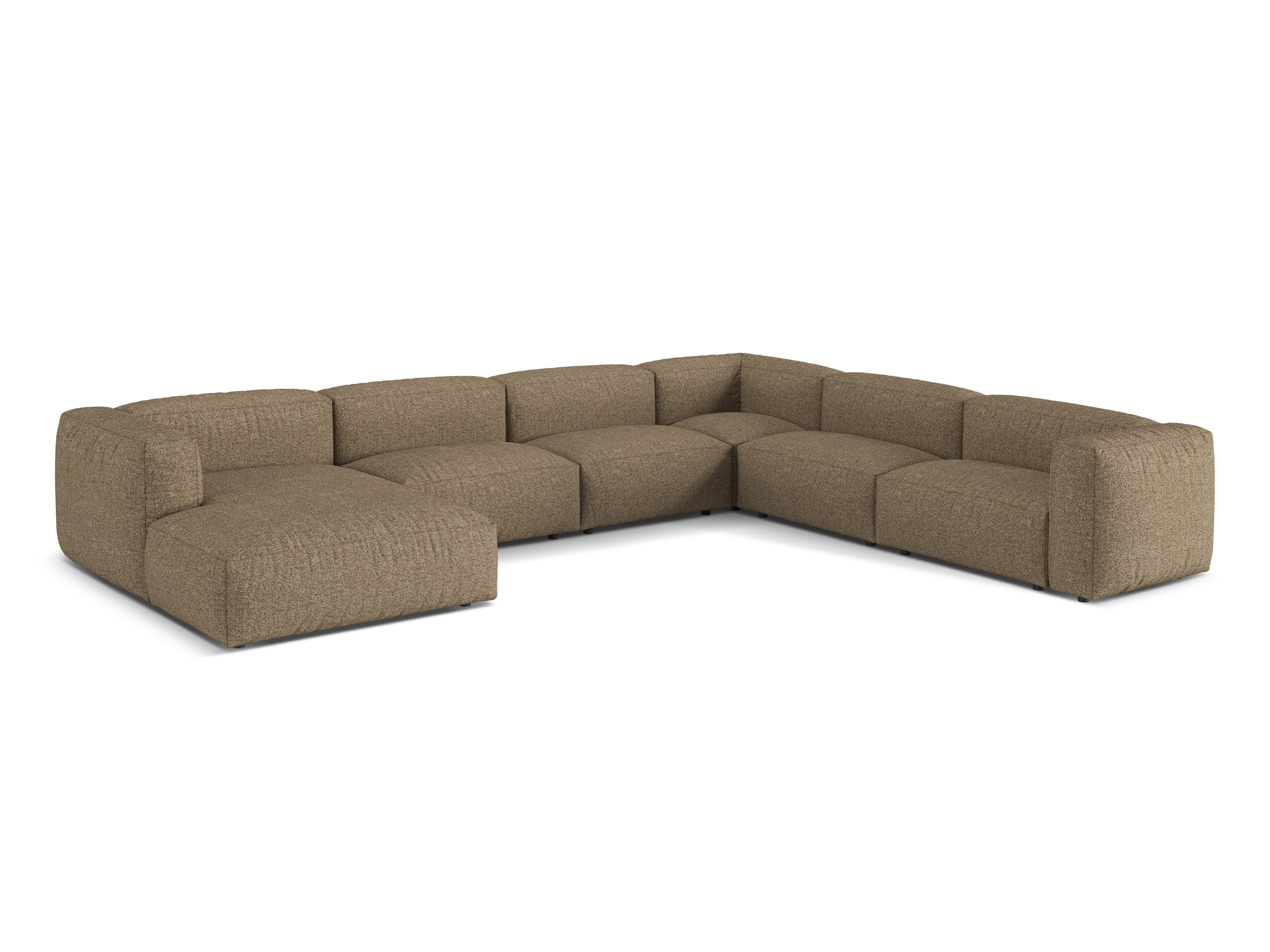 Eckgarnitur Martina, 404x312cm, Material: Boucle