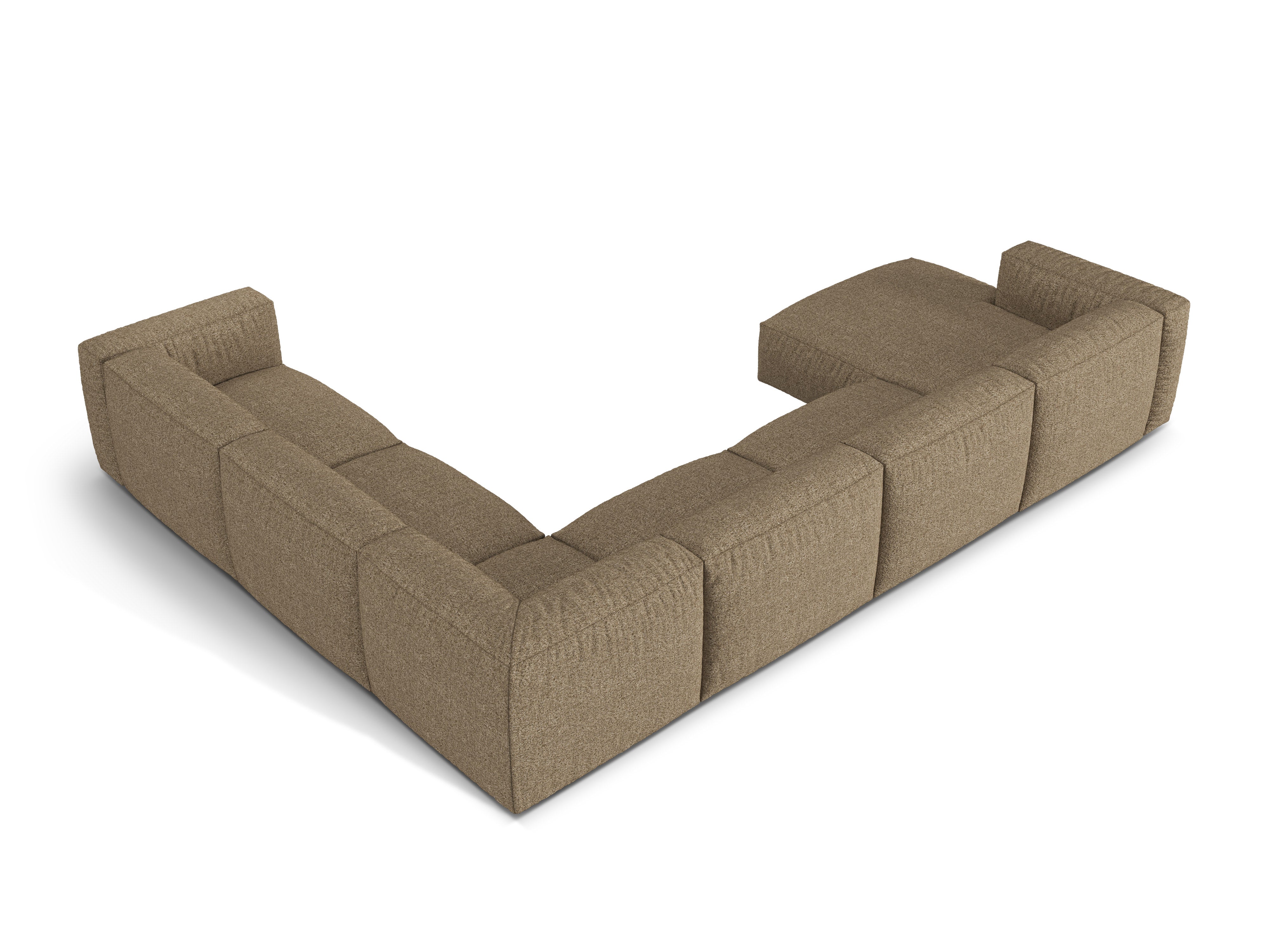 Eckgarnitur Martina, 404x312cm, Material: Boucle