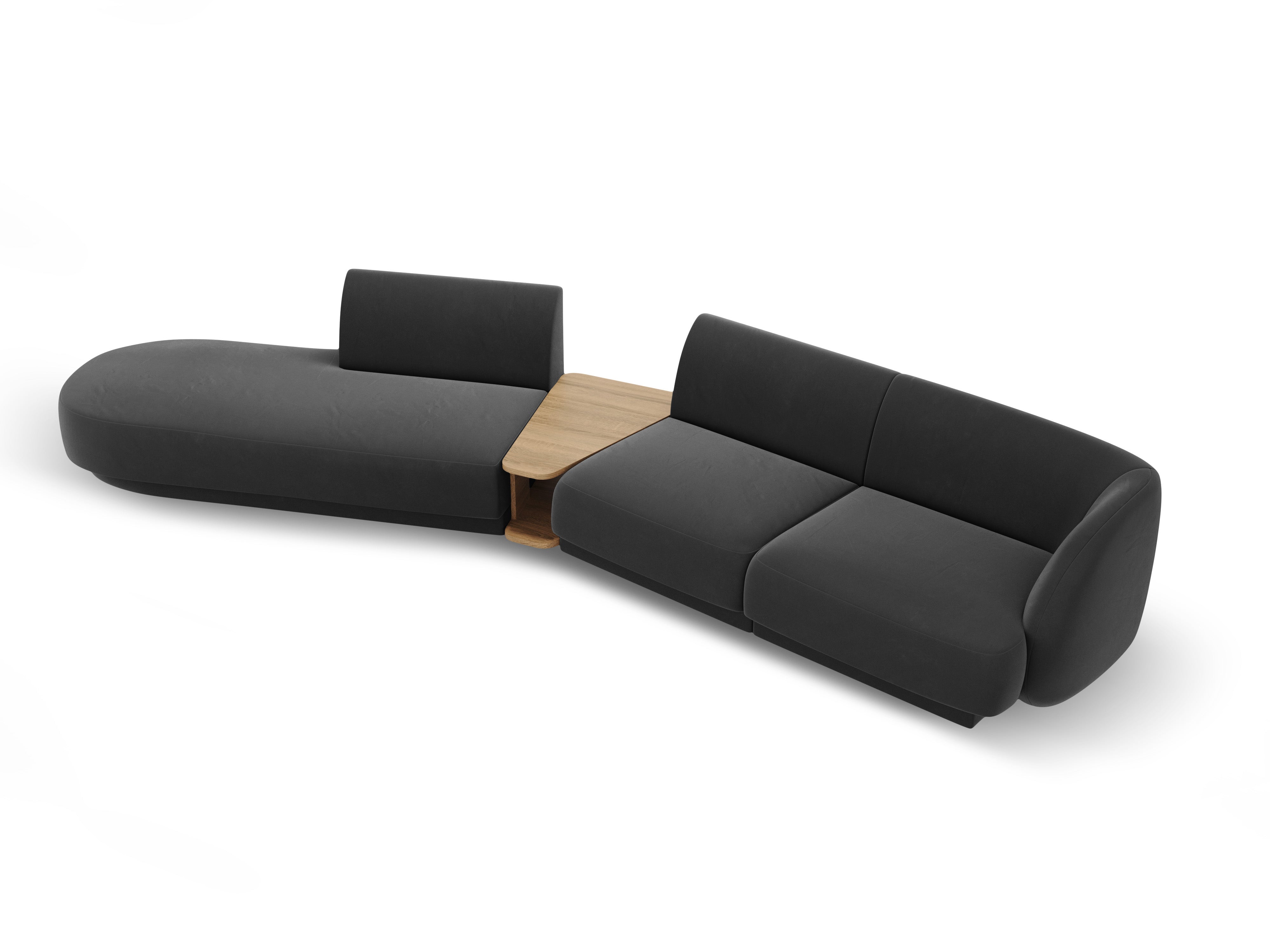 Sofa Miley 358x153cm, Material: Samt