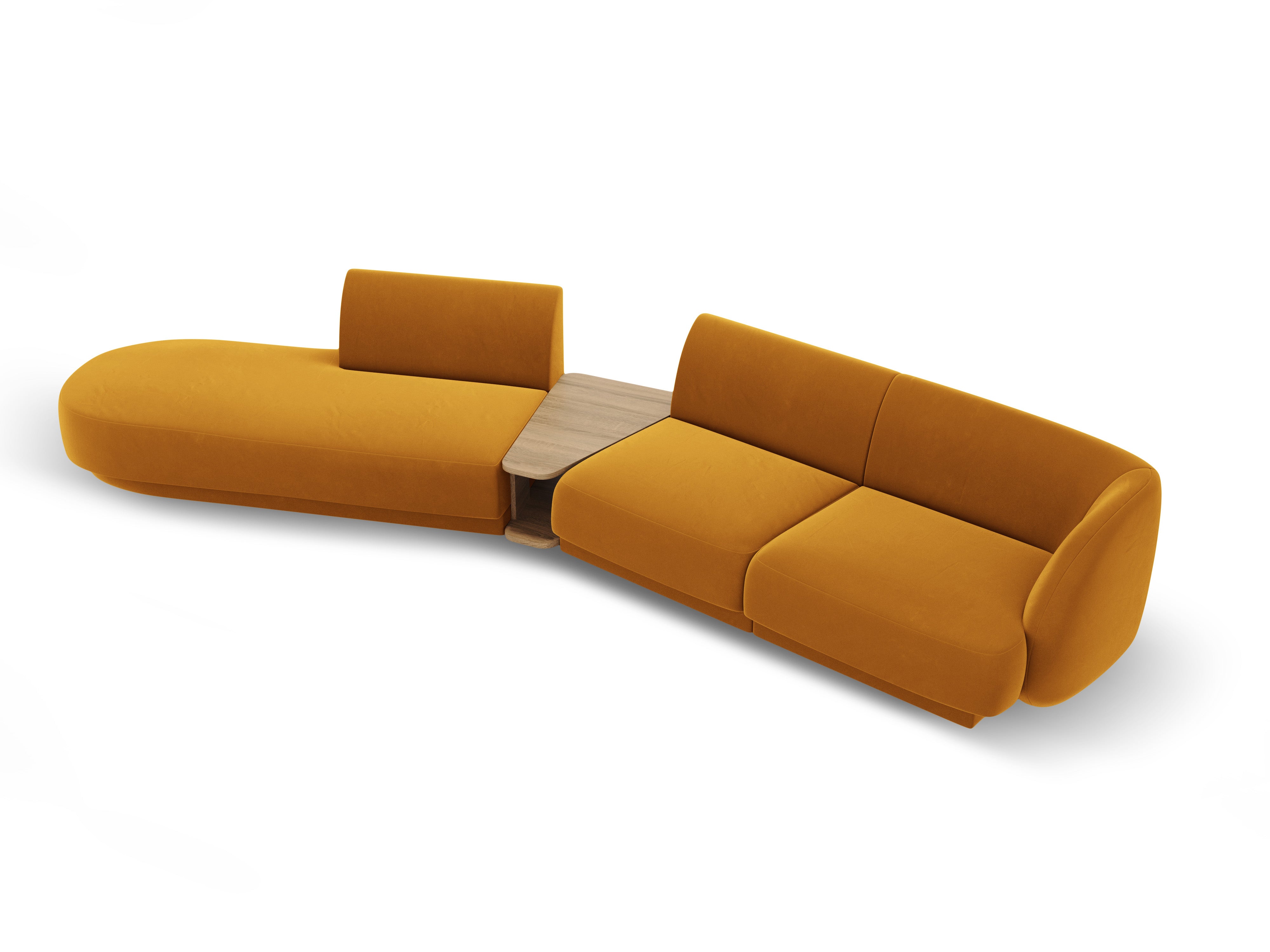 Sofa Miley 358x153cm, Material: Samt
