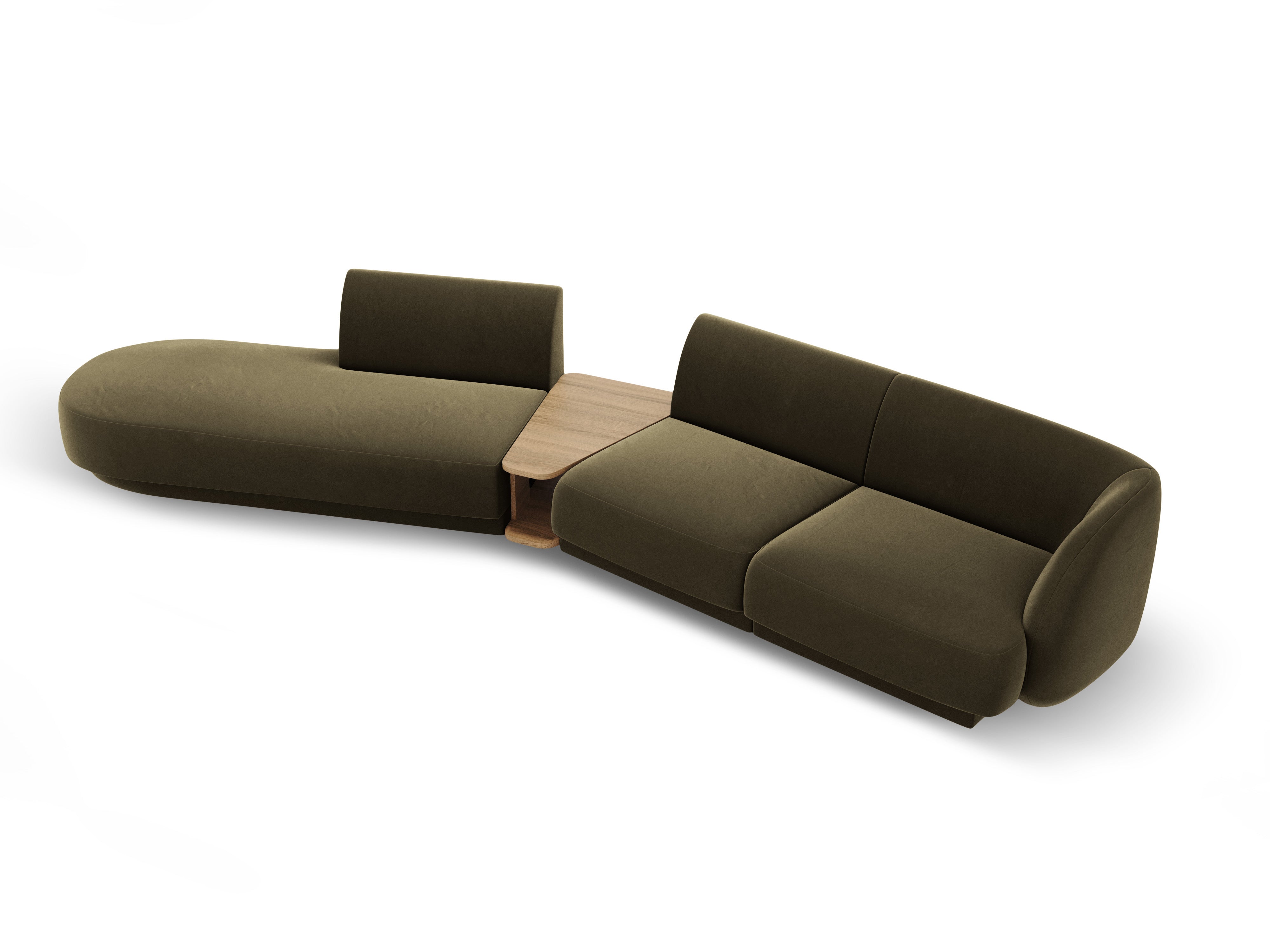 Sofa Miley 358x153cm, Material: Samt