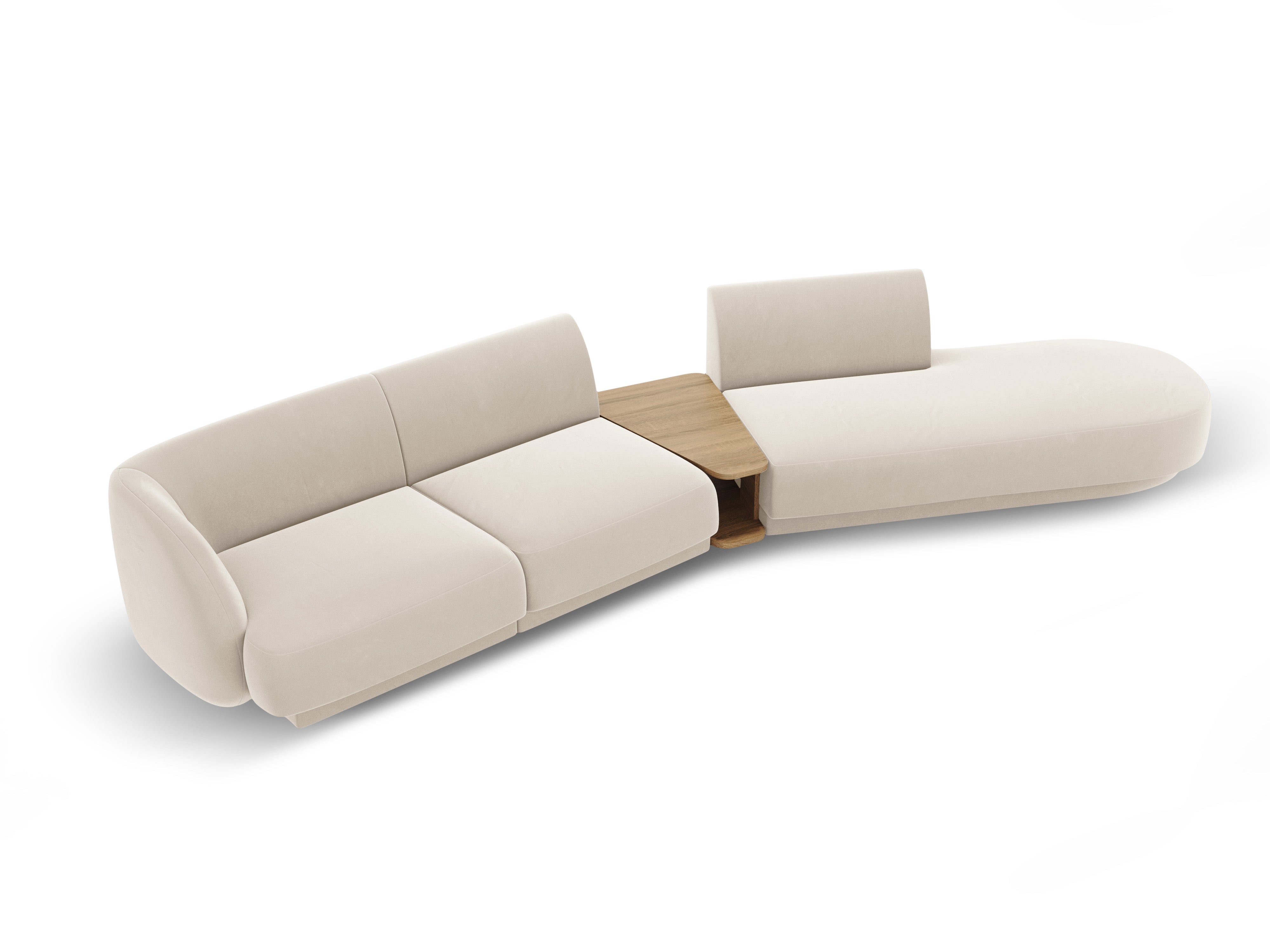 Sofa Miley 358x153cm, Material: Samt