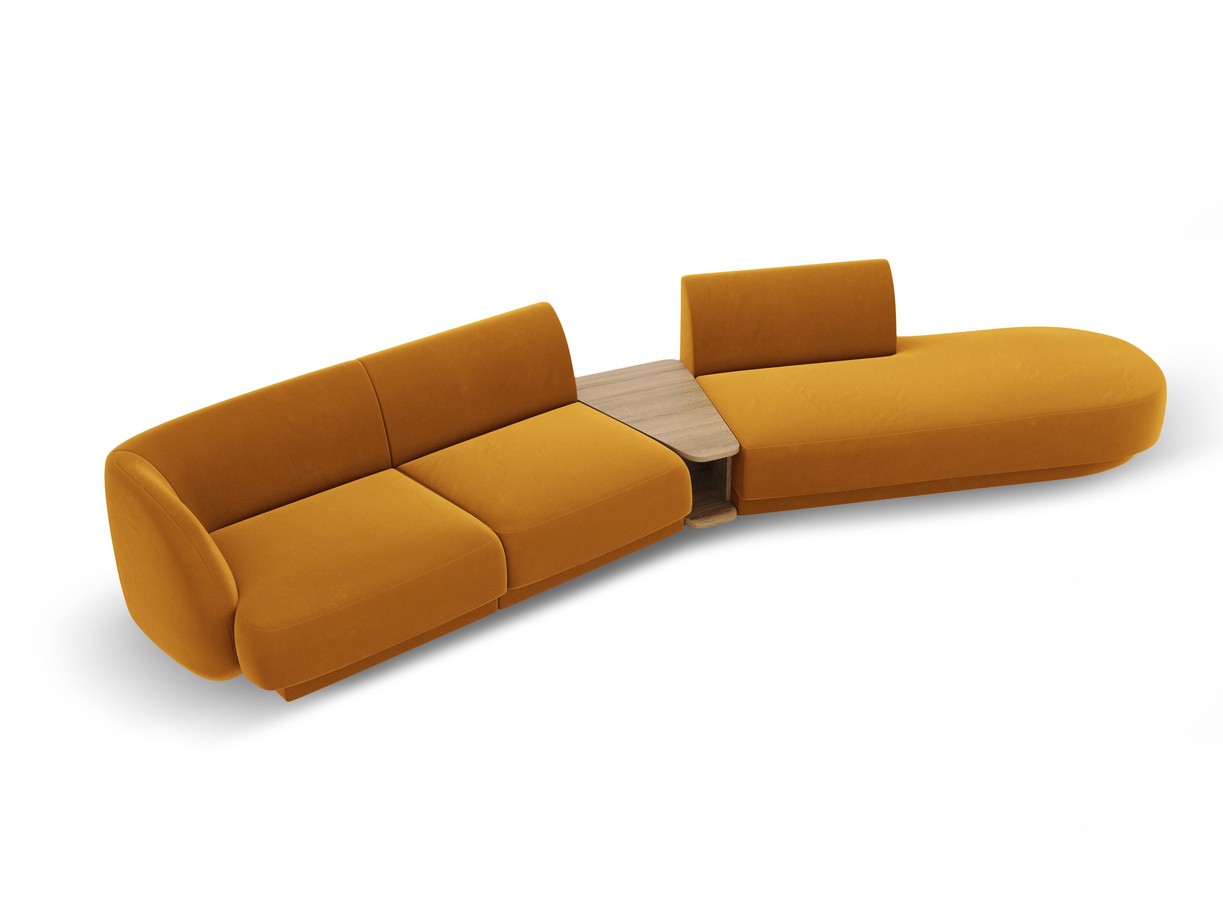 Sofa Miley 358x153cm, Material: Samt