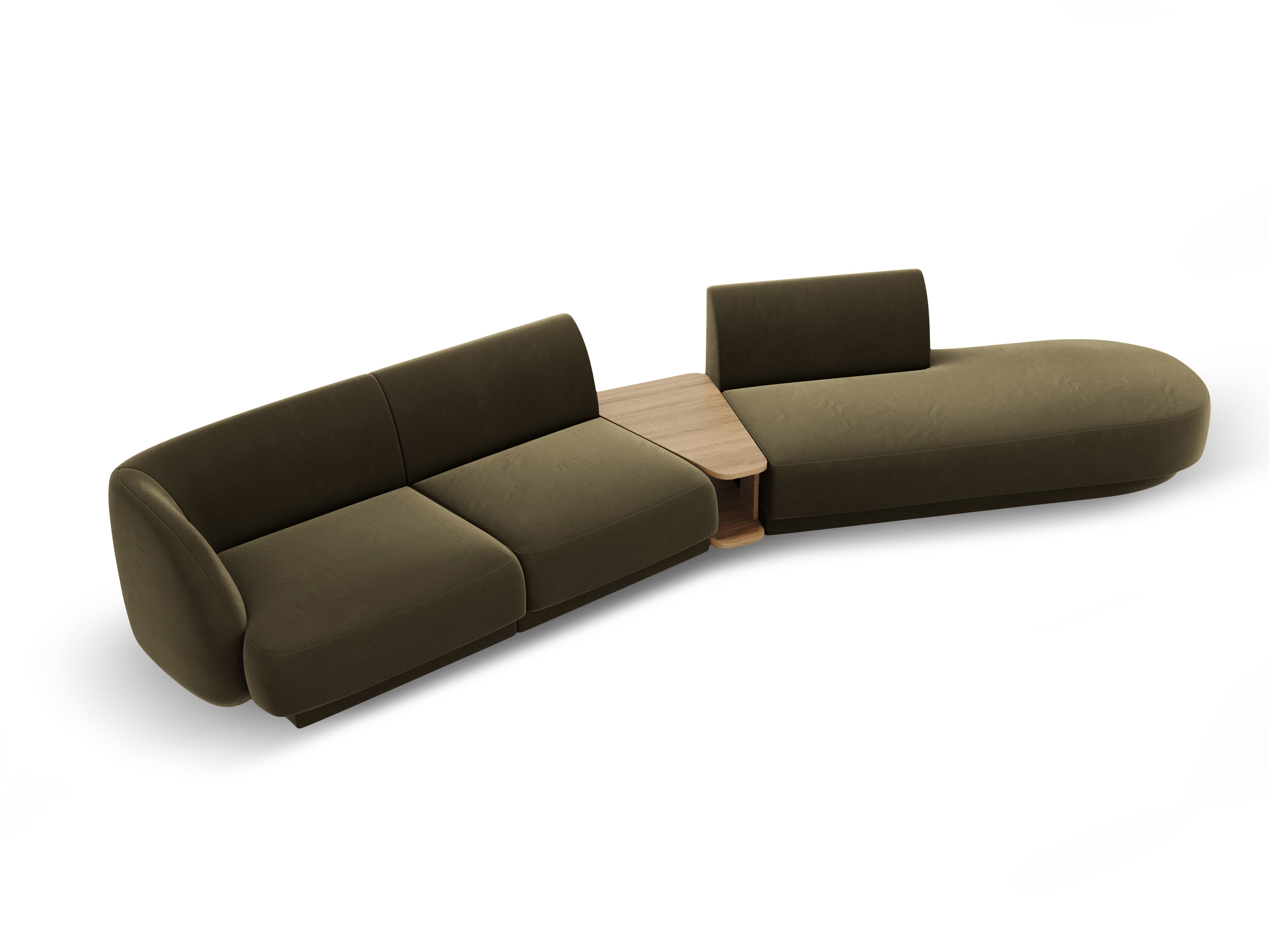 Sofa Miley 358x153cm, Material: Samt