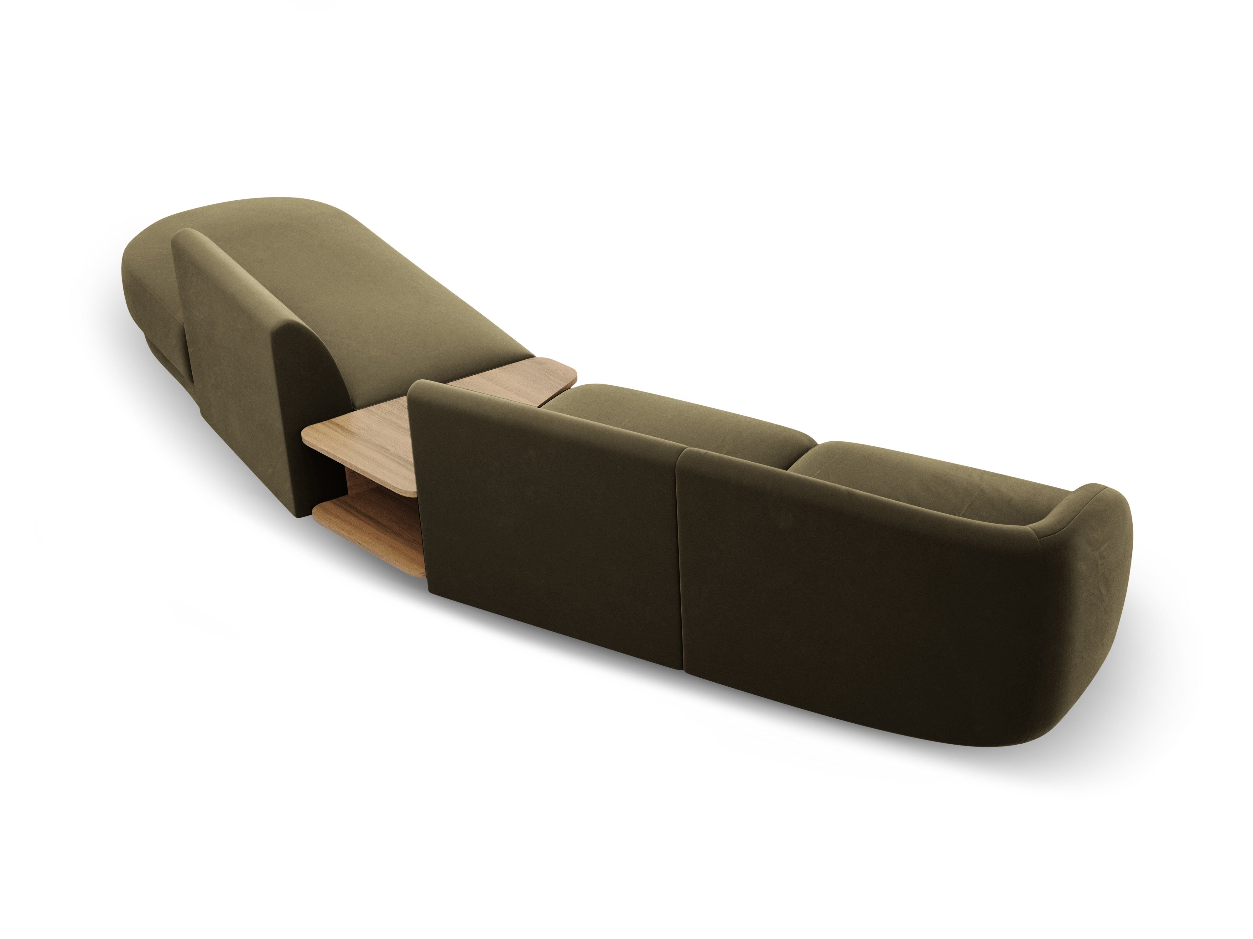 Sofa Miley 358x153cm, Material: Samt