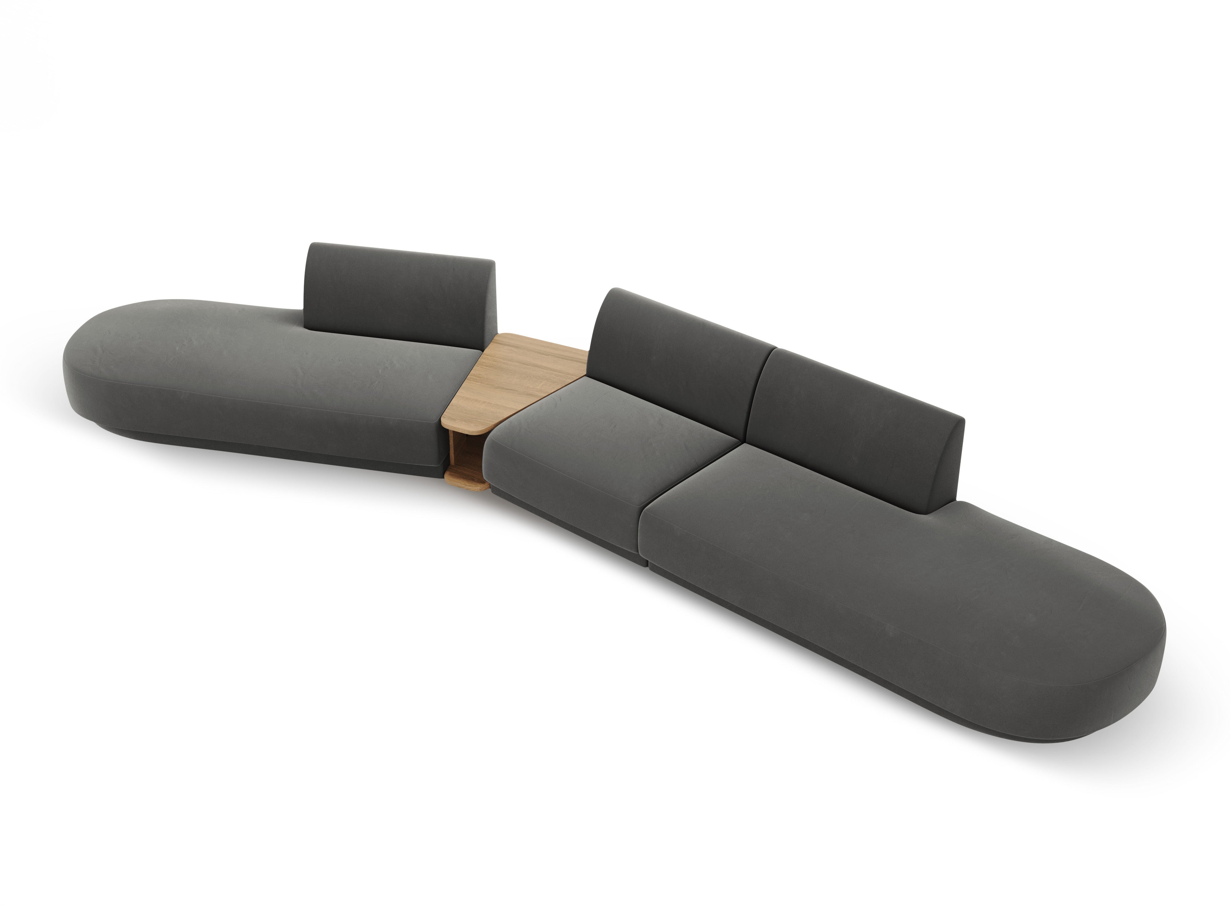 Sofa Miley 430x154cm, Material: Samt