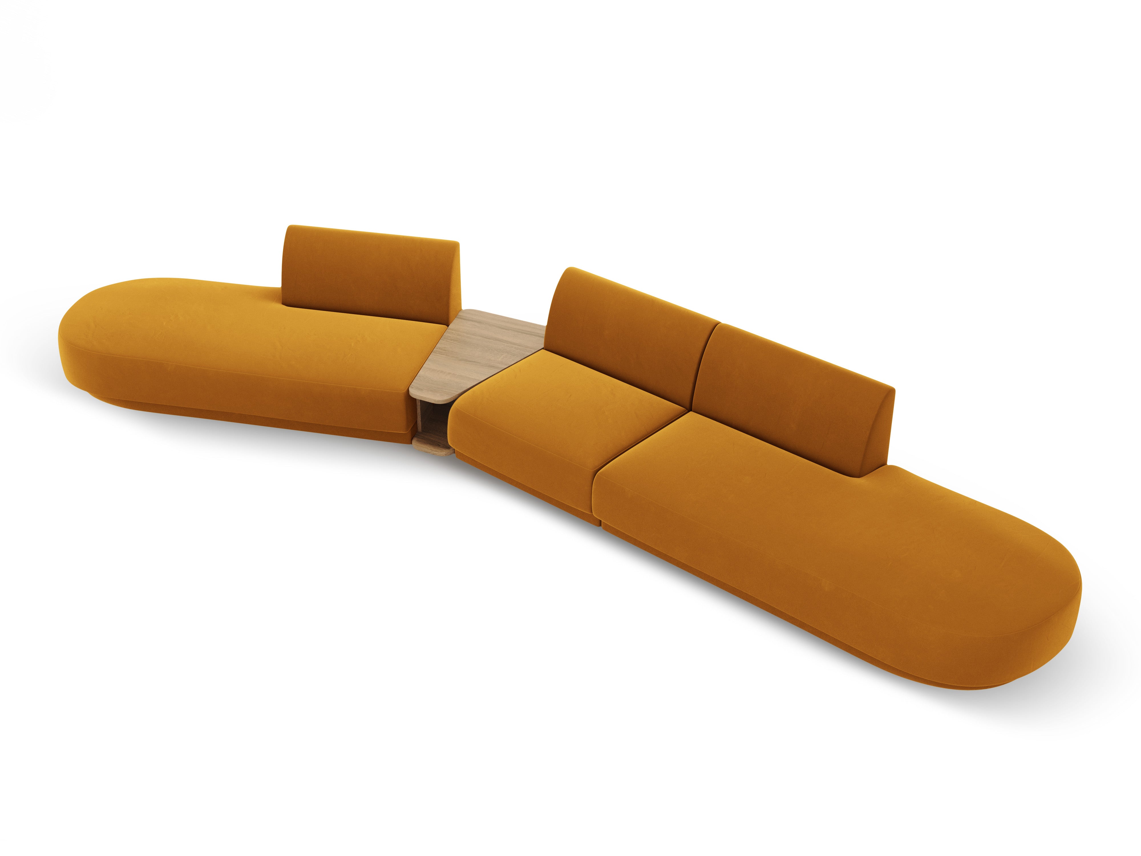 Sofa Miley 430x154cm, Material: Samt
