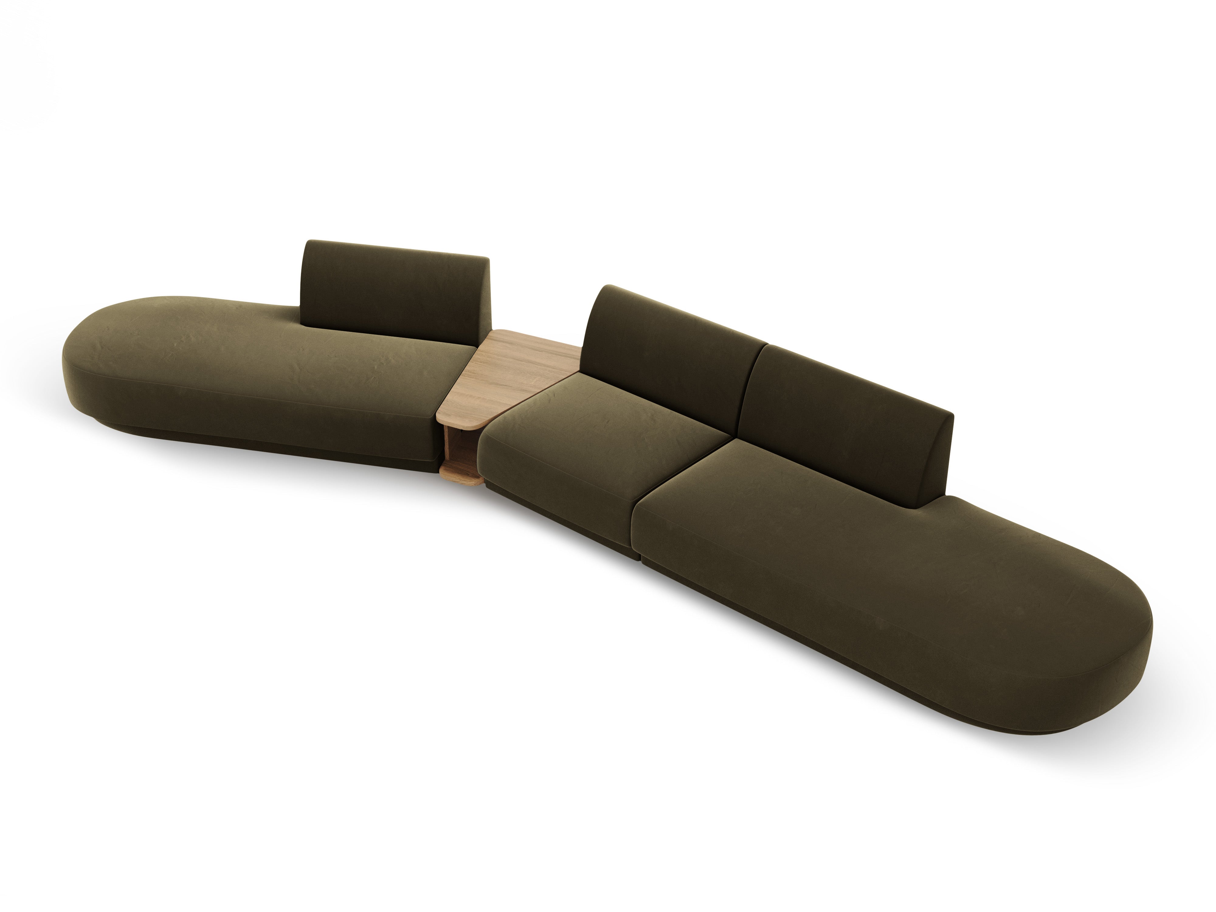 Sofa Miley 430x154cm, Material: Samt