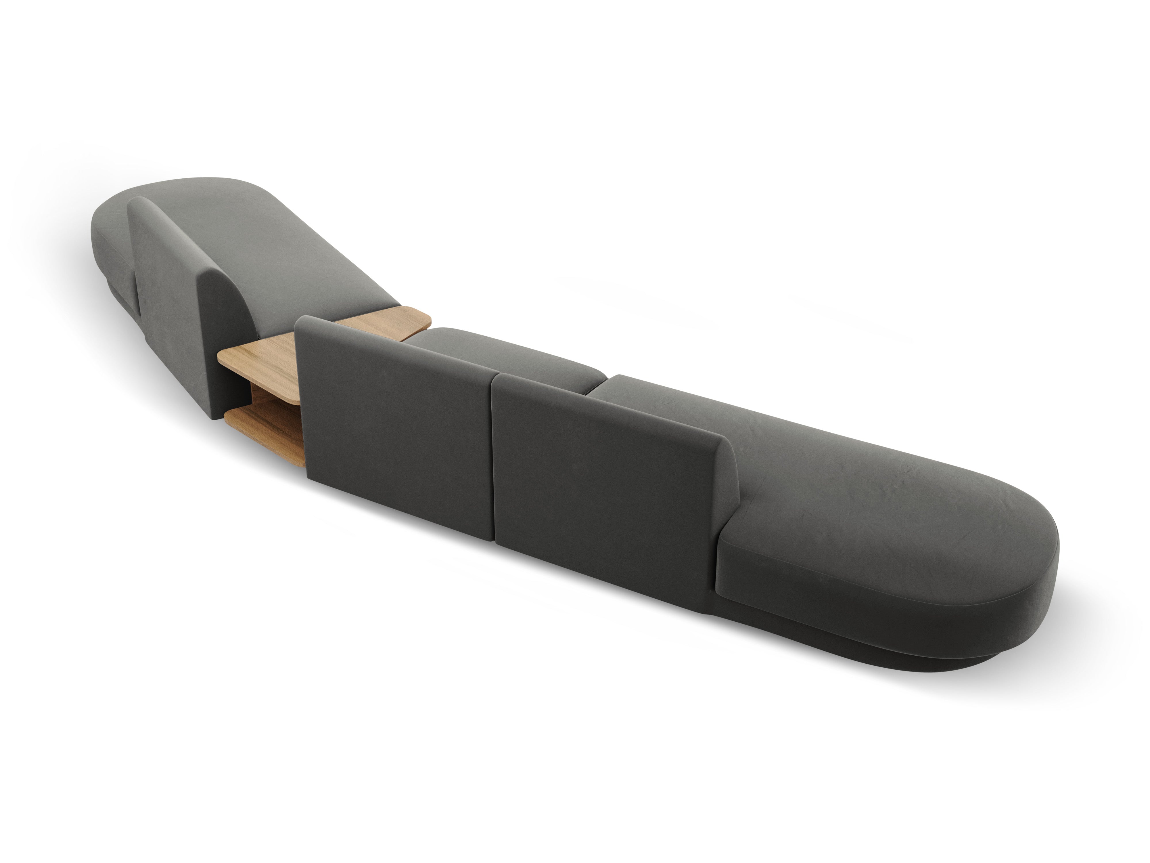 Sofa Miley 430x154cm, Material: Samt