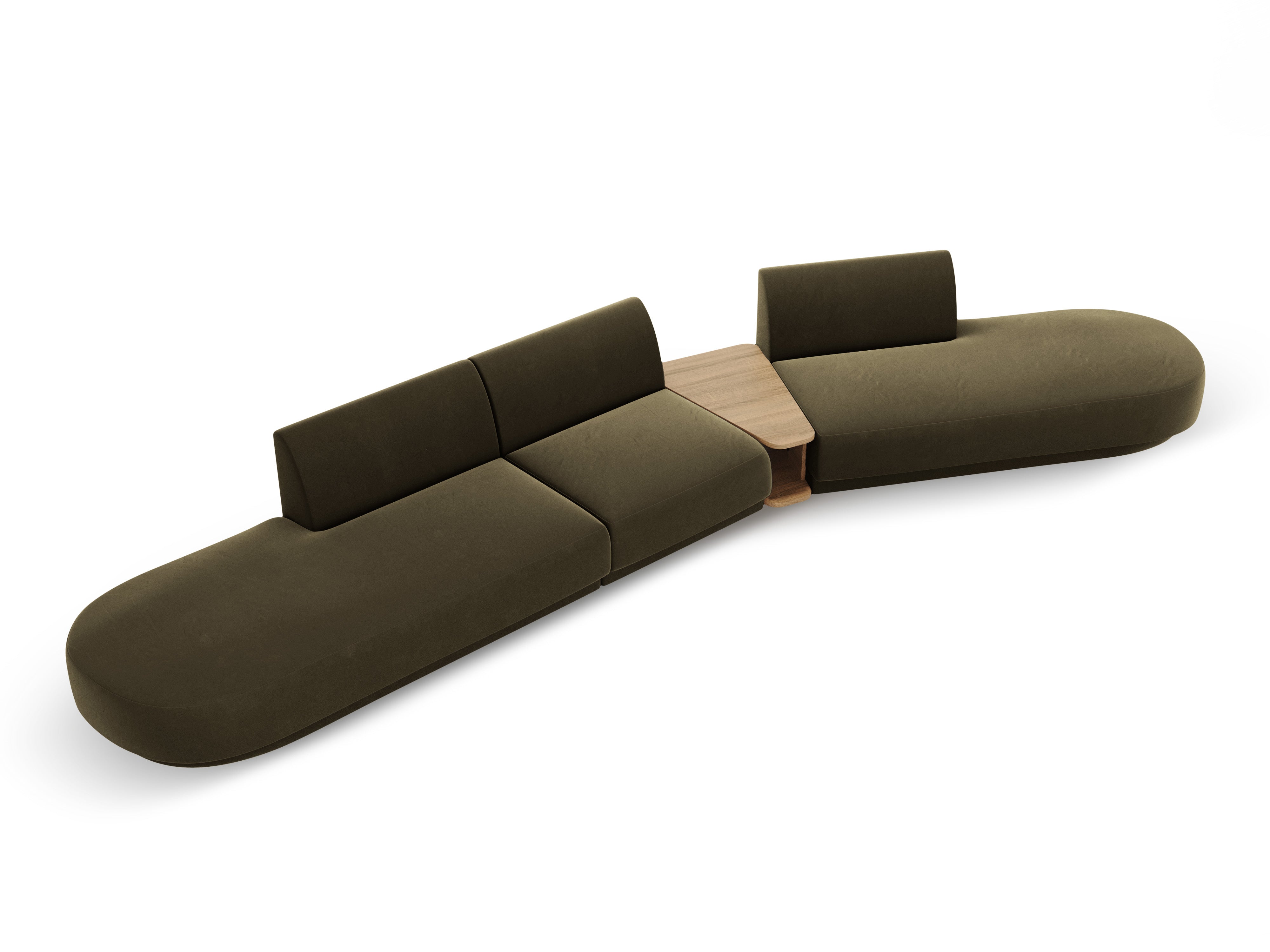 Sofa Miley 430x154cm, Material: Samt