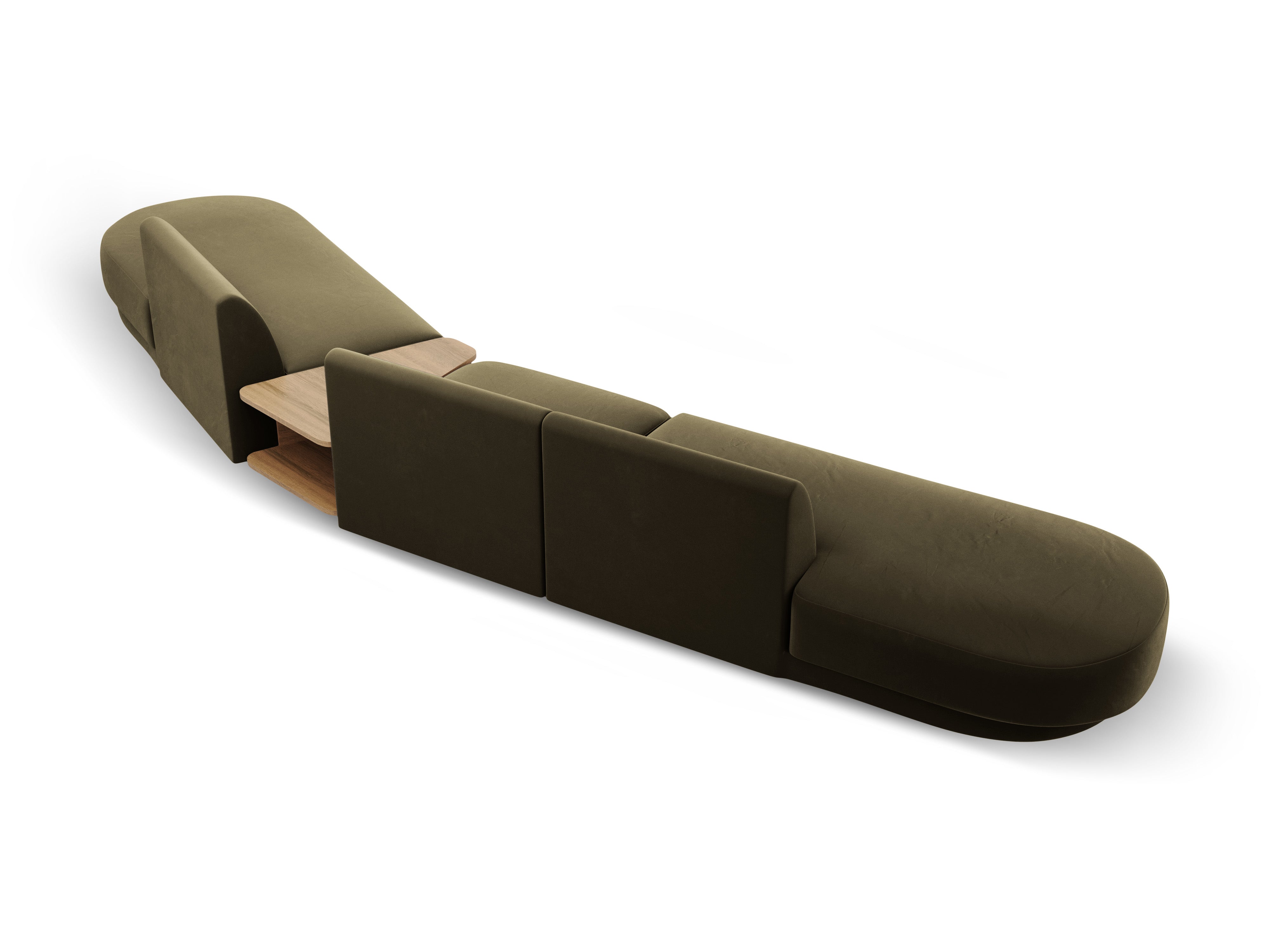 Sofa Miley 430x154cm, Material: Samt