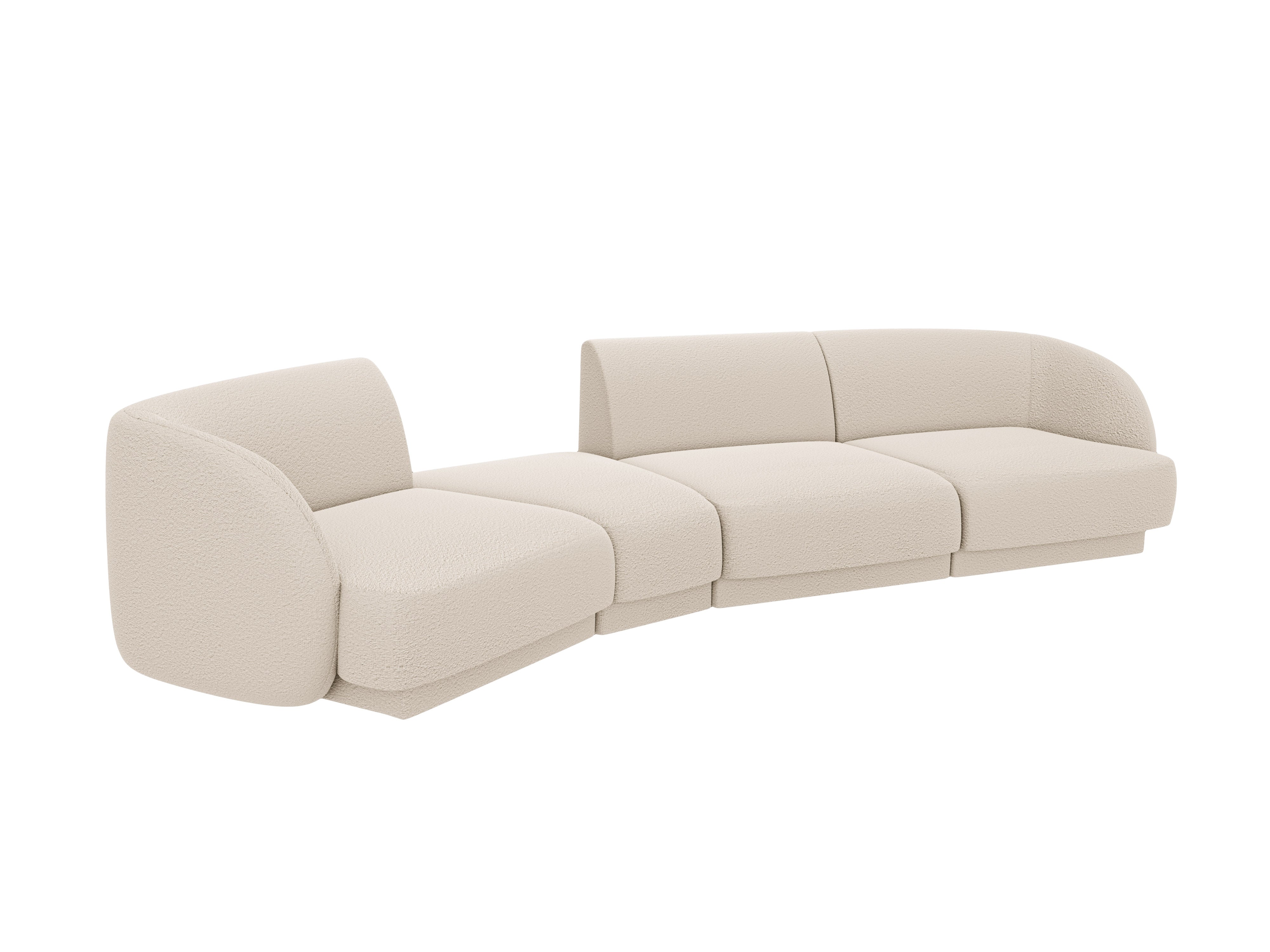 Sofa Miley 327x132cm, Material: Bouclé