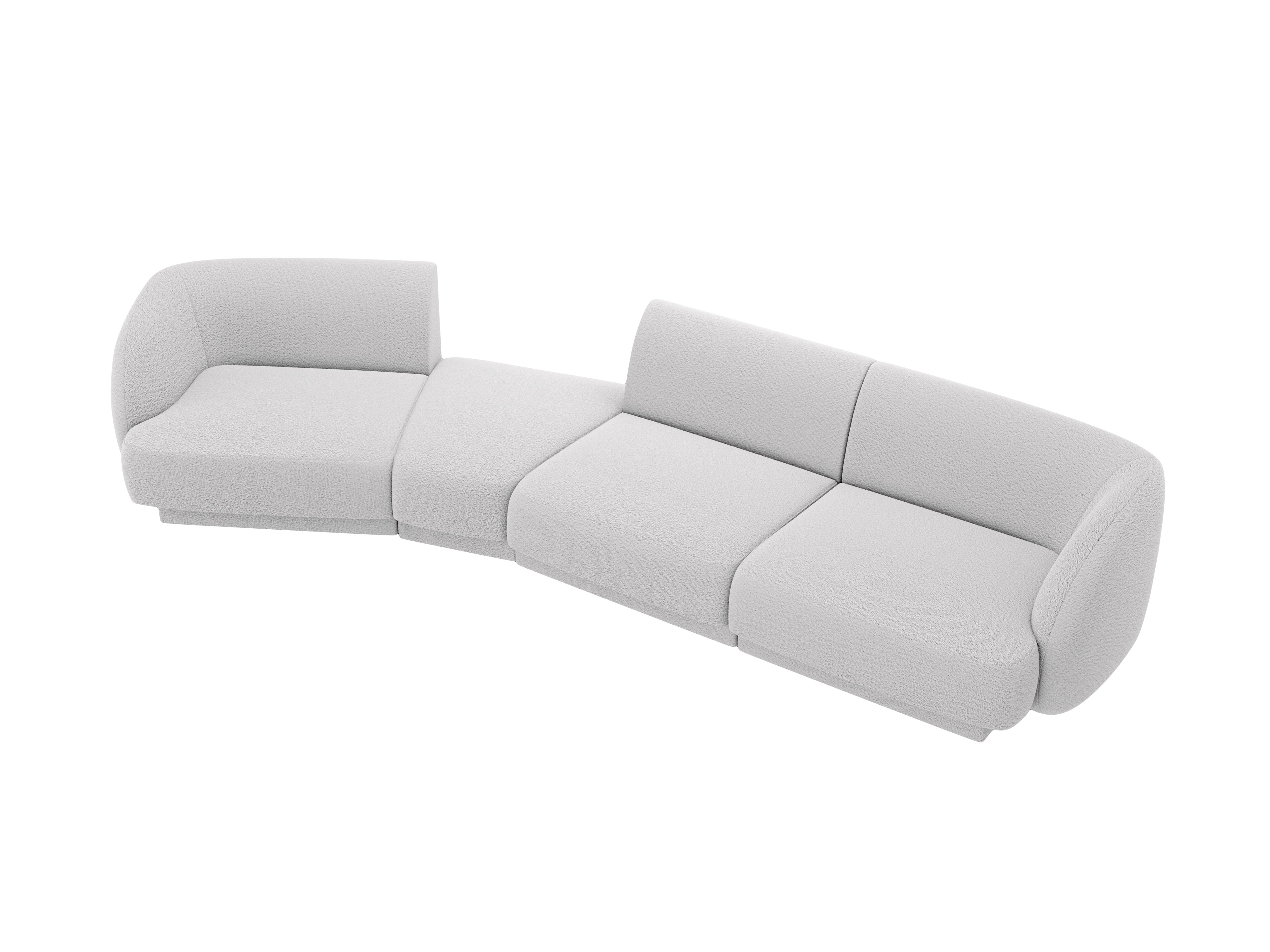 Sofa Miley 327x132cm, Material: Bouclé