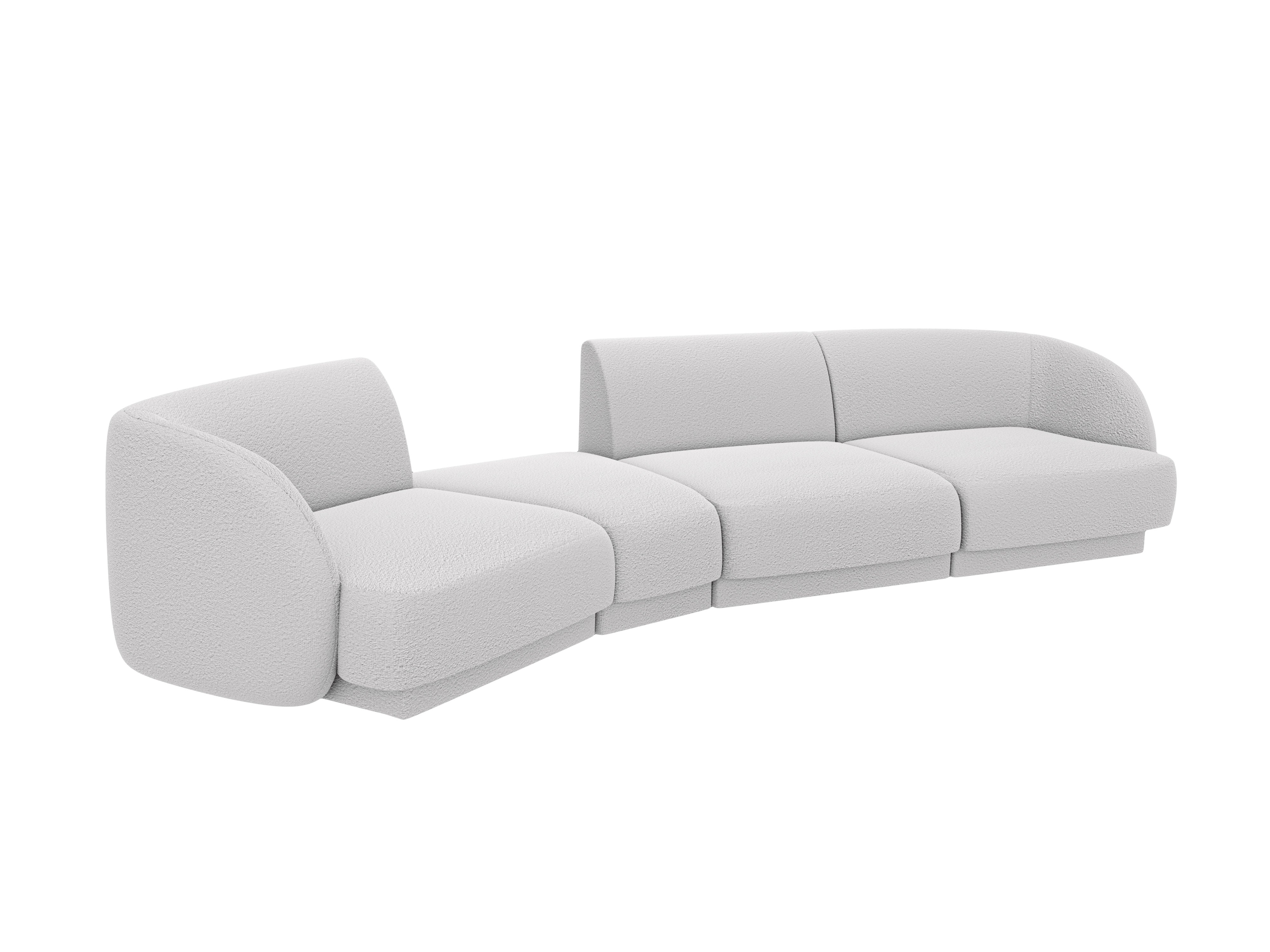 Sofa Miley 327x132cm, Material: Bouclé