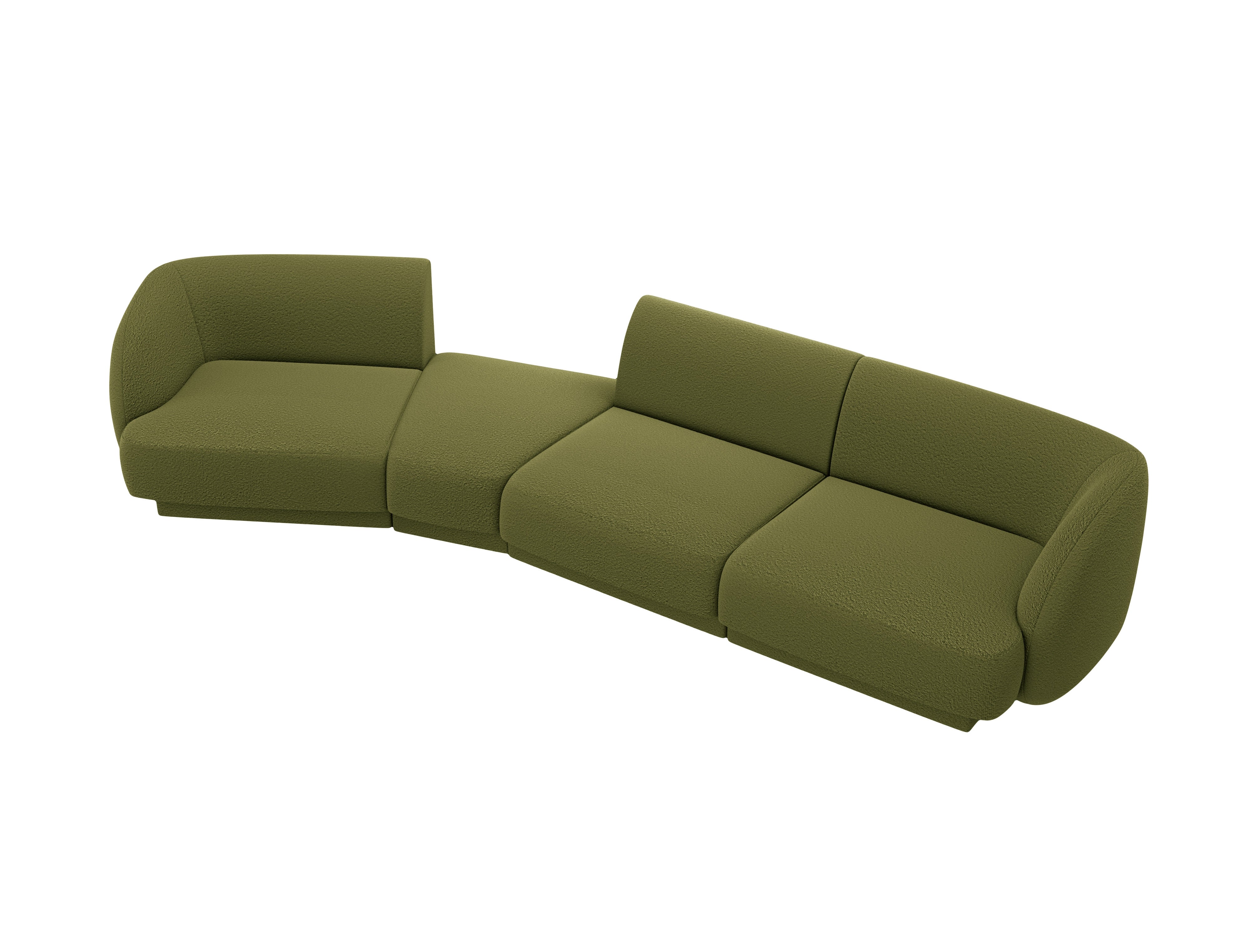 Sofa Miley 327x132cm, Material: Bouclé
