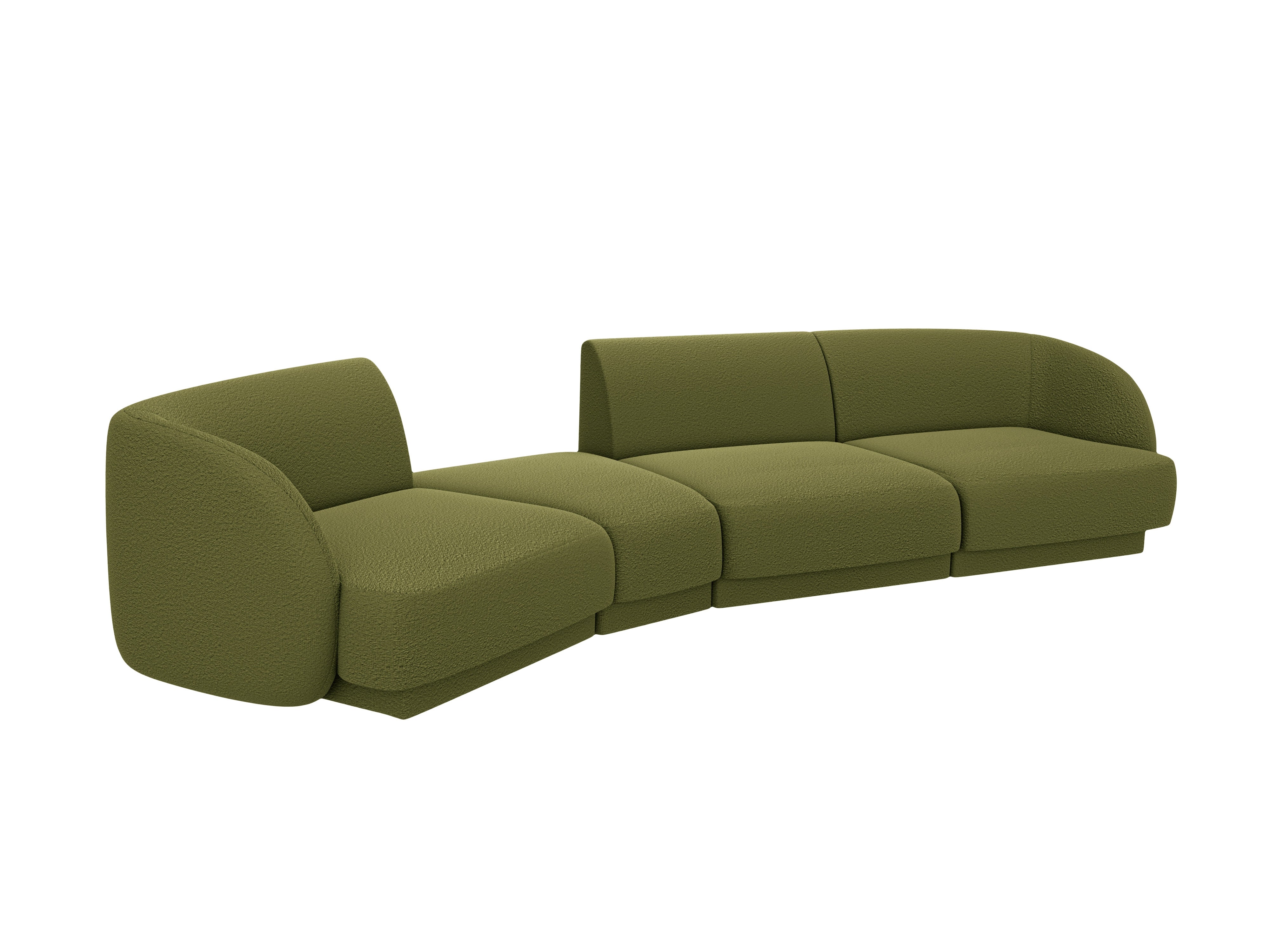 Sofa Miley 327x132cm, Material: Bouclé