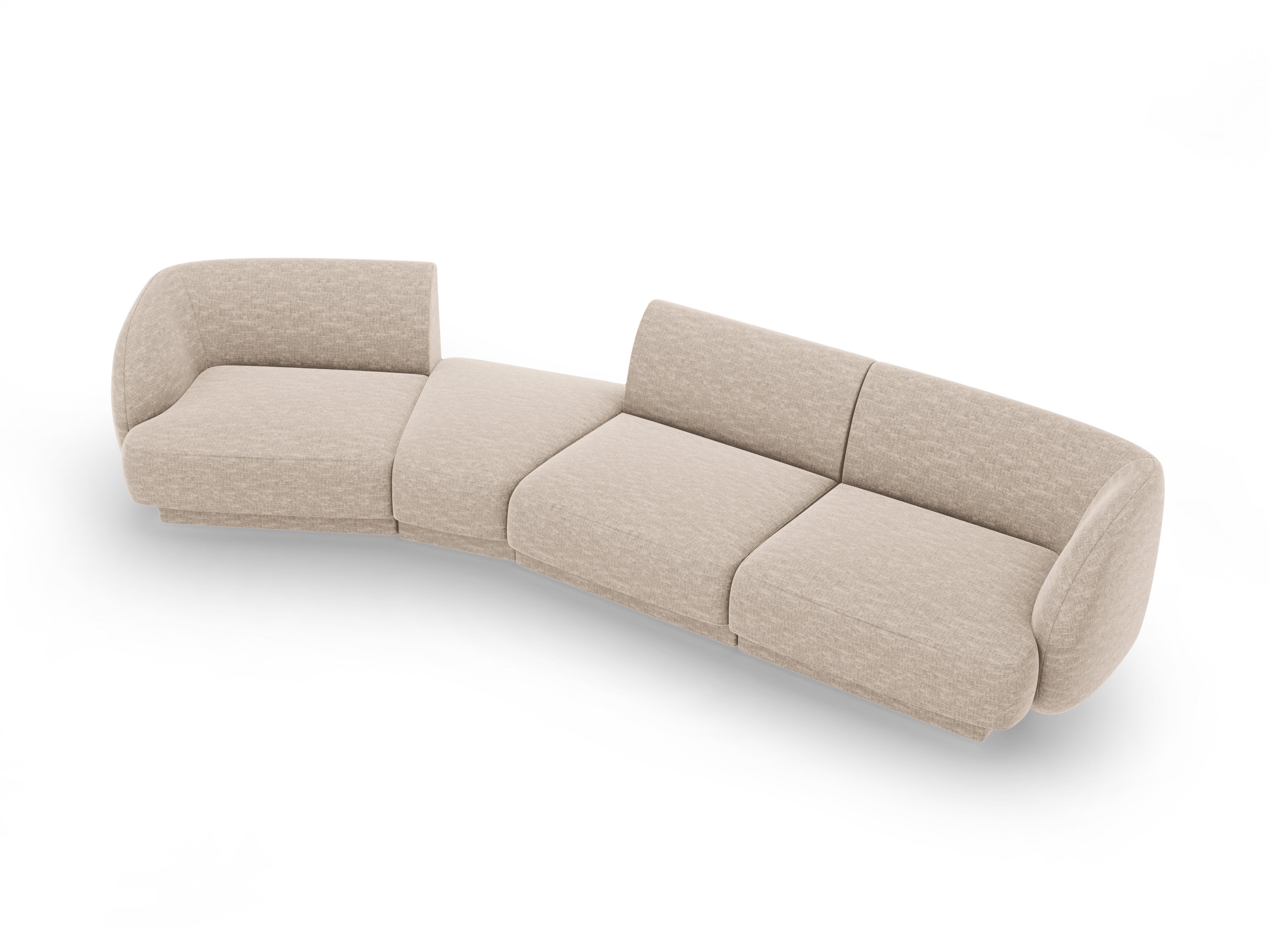 Sofa Miley 327x132cm, Material: Chenille Eden