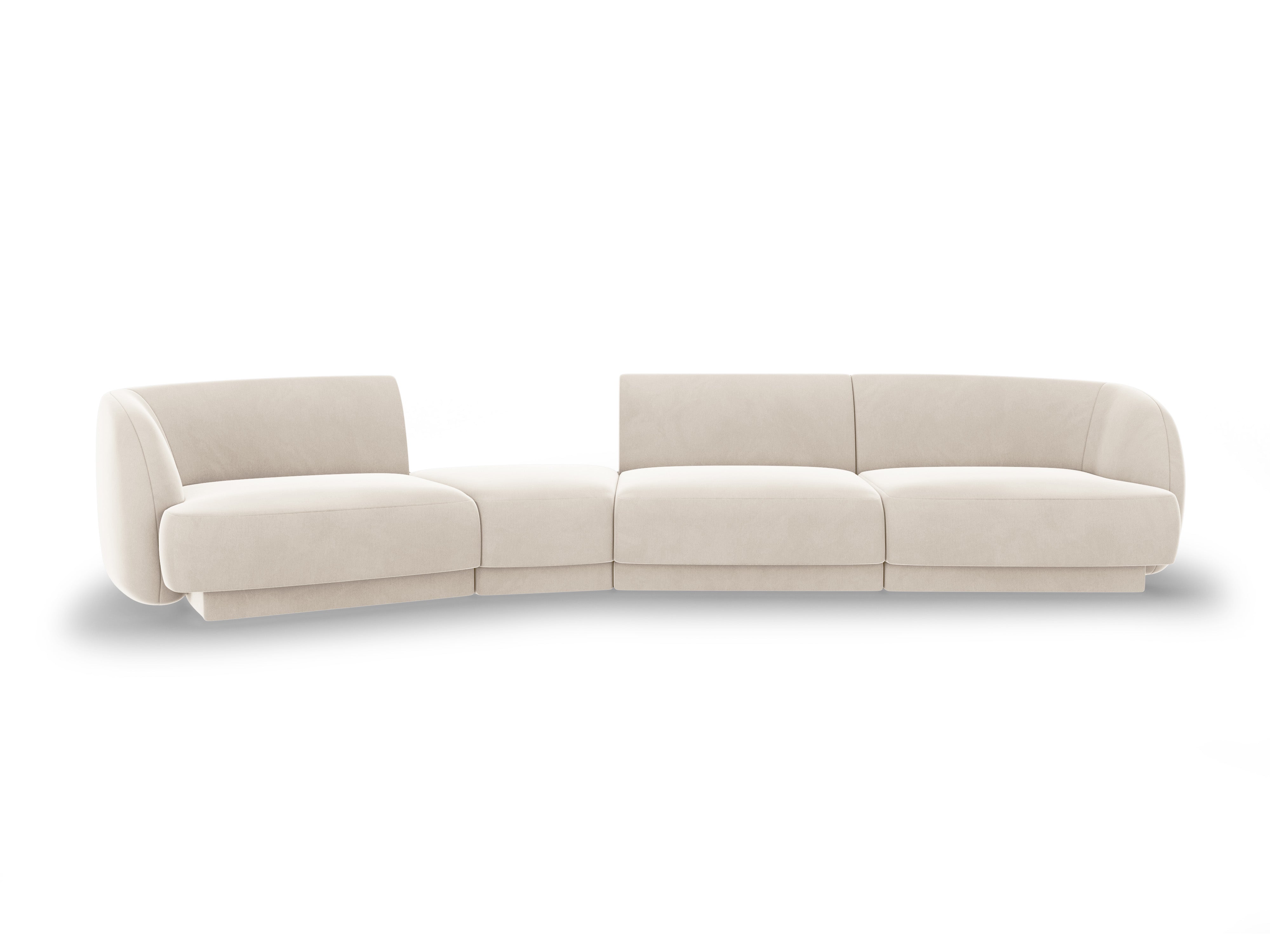 Sofa Miley 327x132cm, Material: Samt