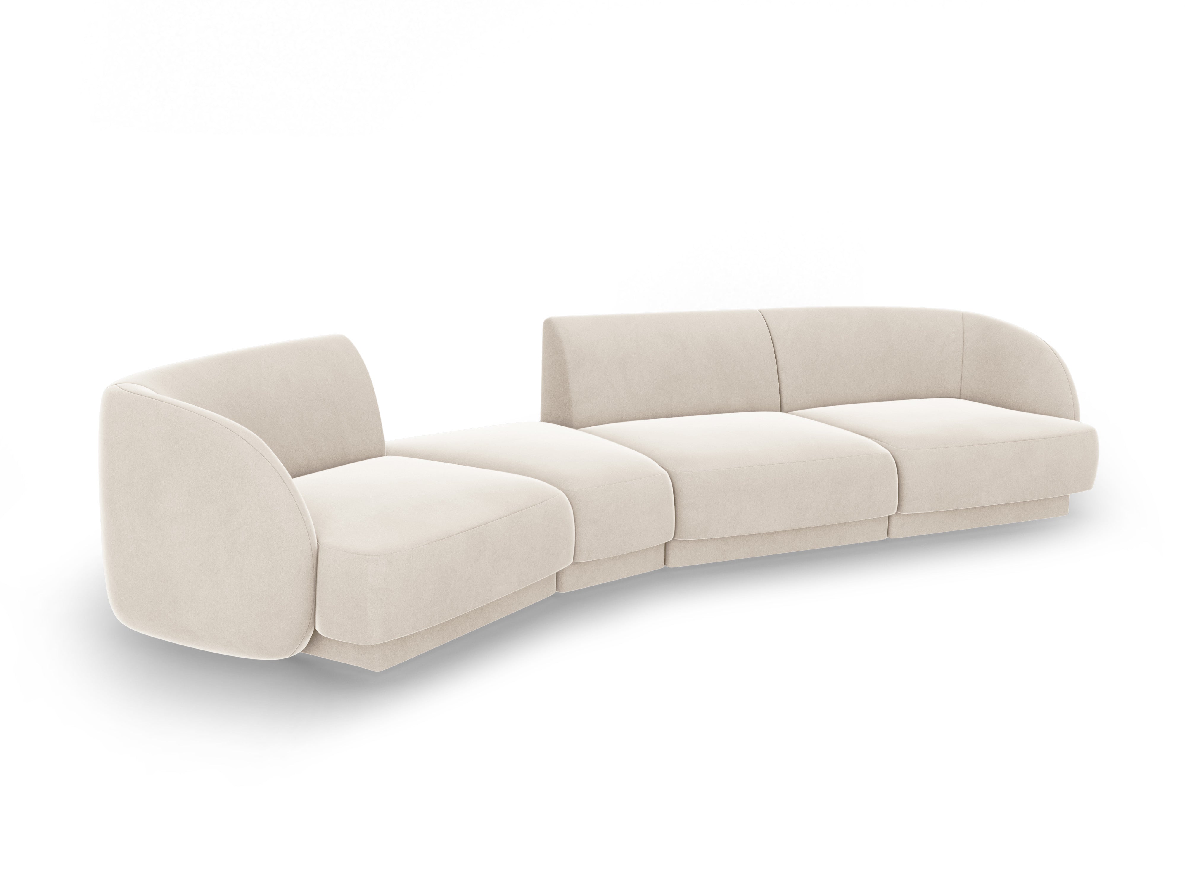Sofa Miley 327x132cm, Material: Samt