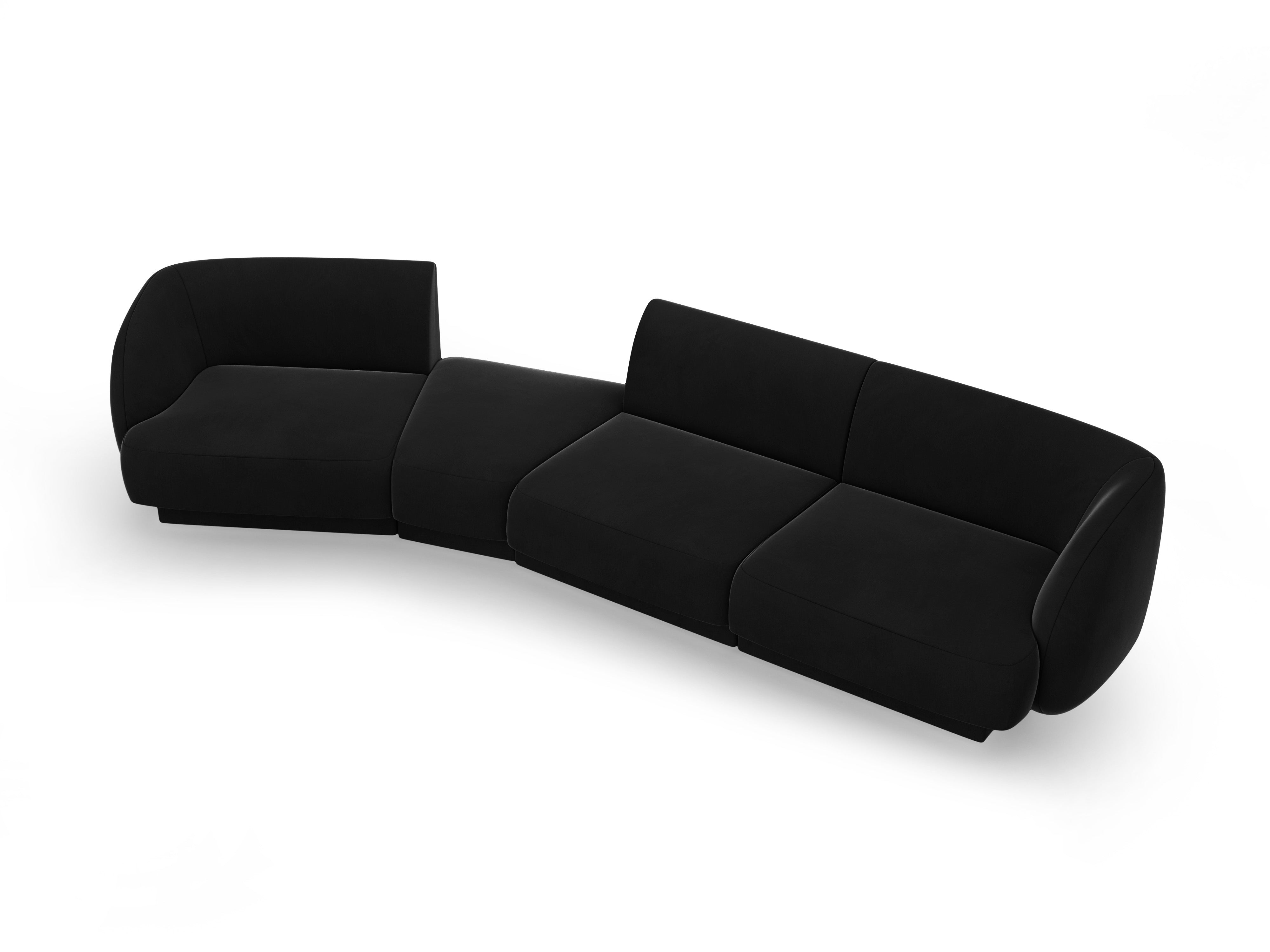 Sofa Miley 327x132cm, Material: Samt