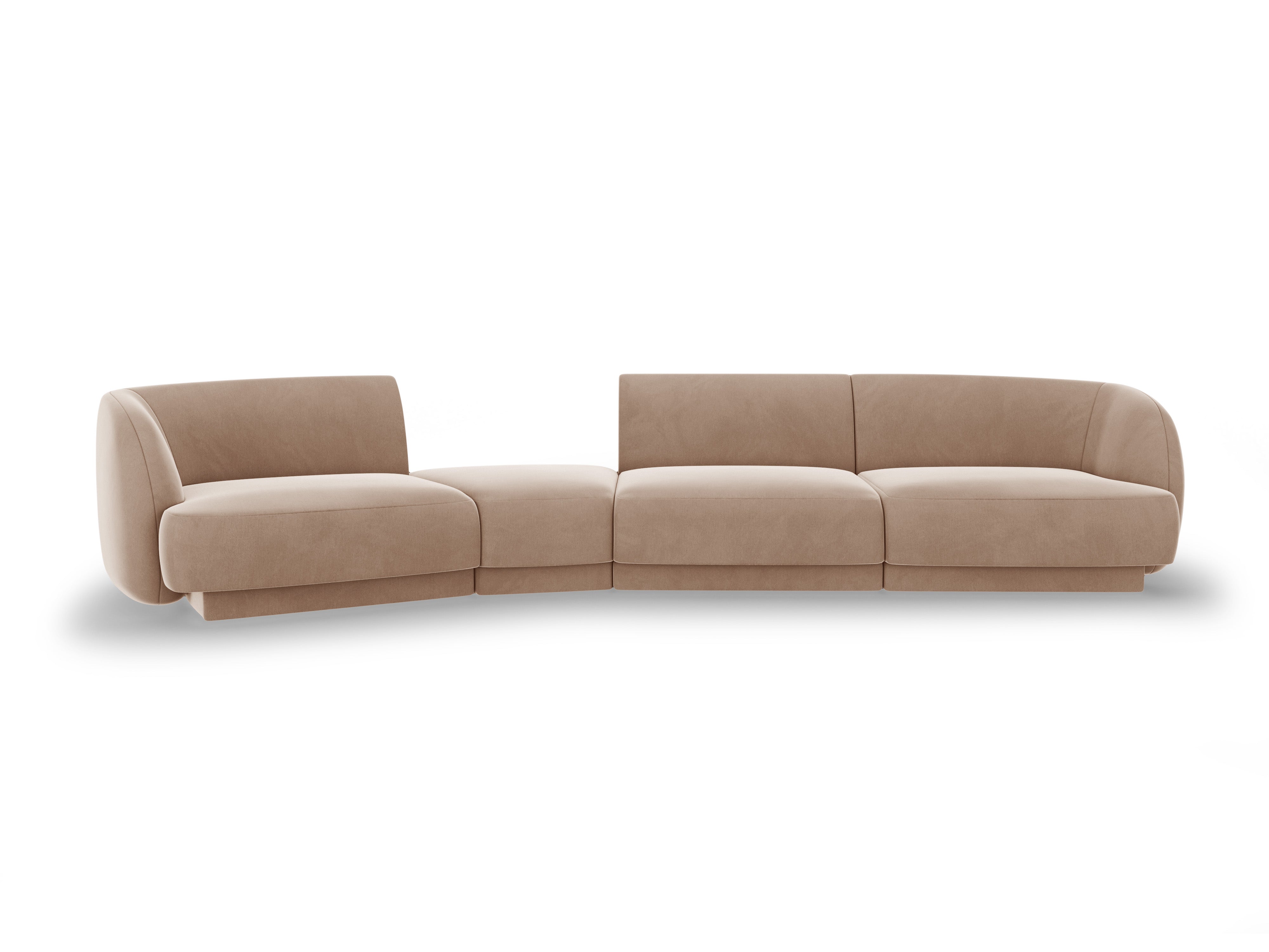 Sofa Miley 327x132cm, Material: Samt