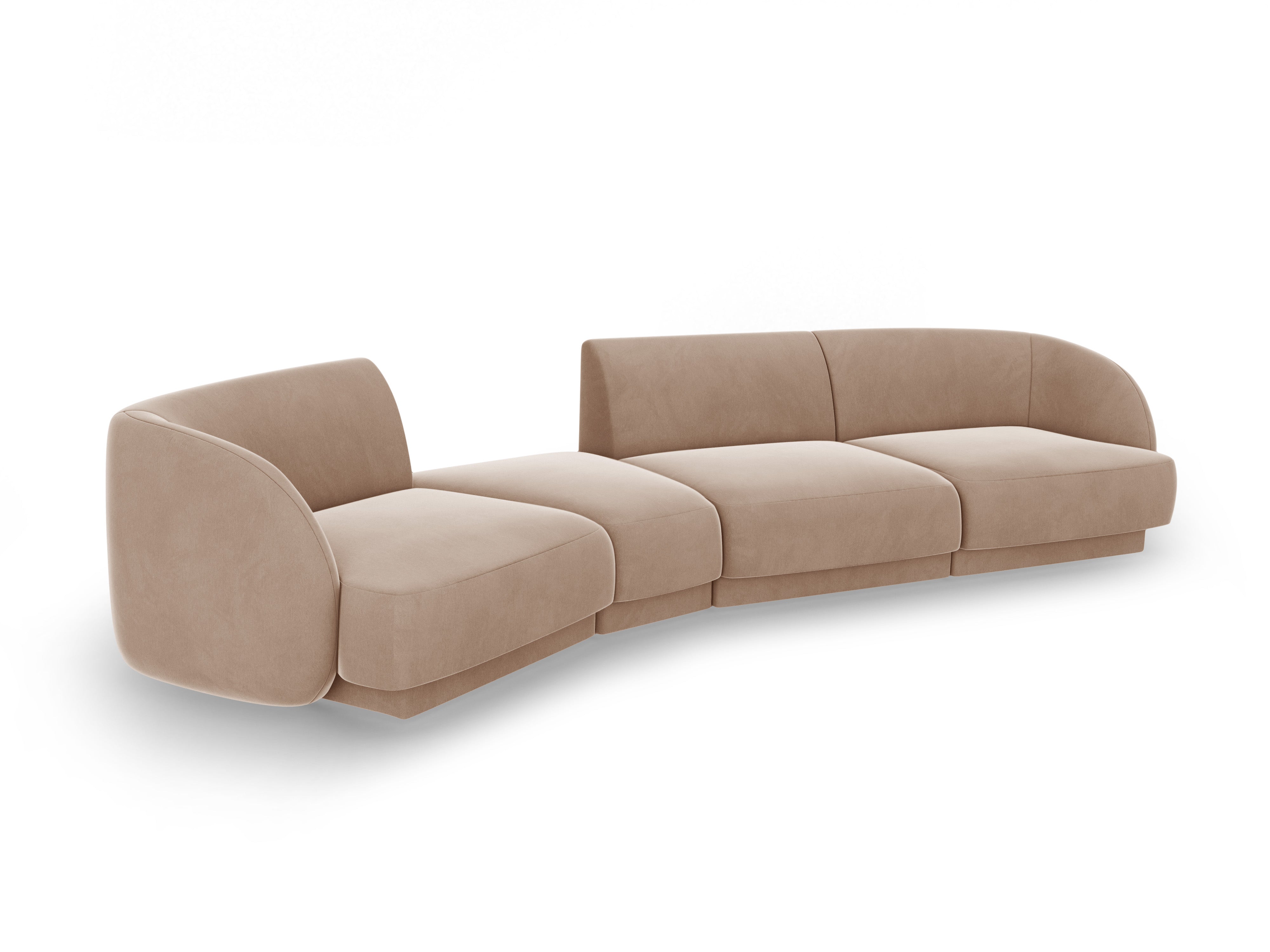 Sofa Miley 327x132cm, Material: Samt