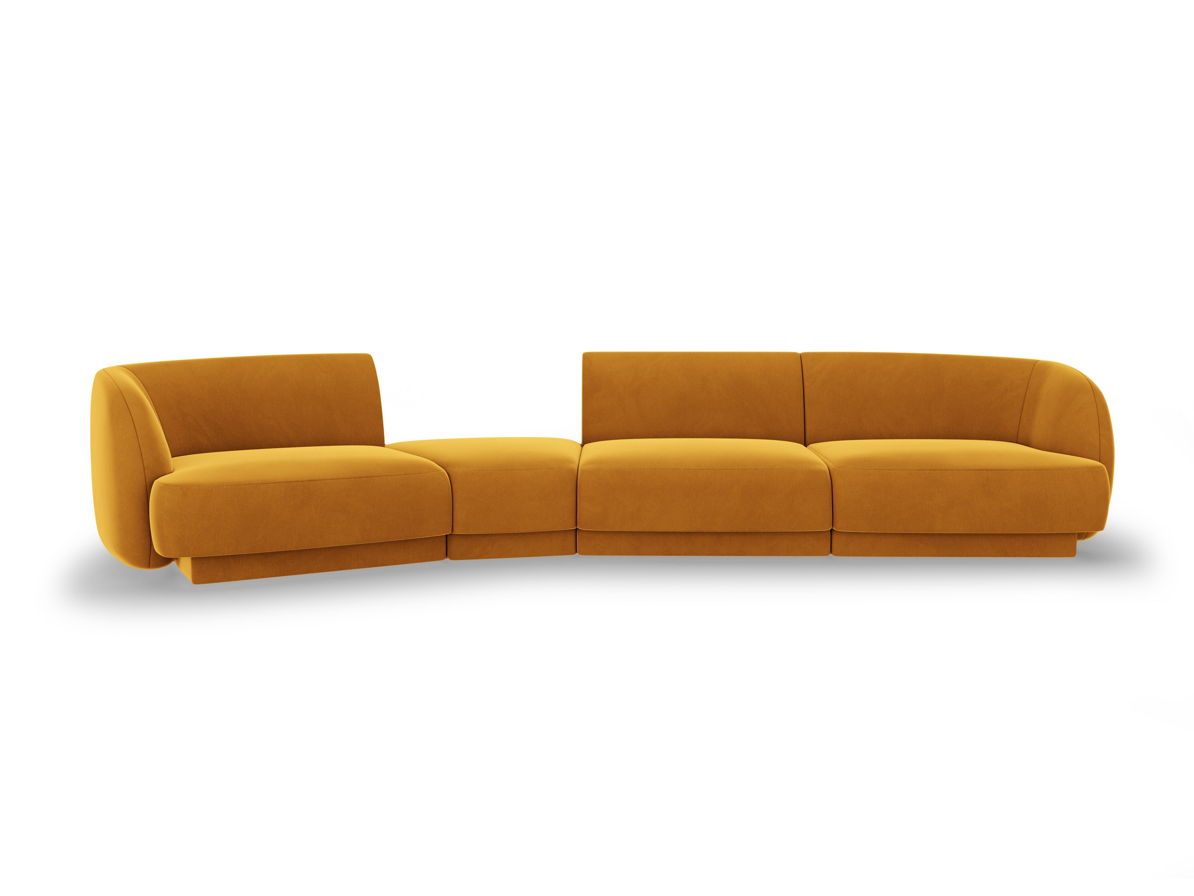 Sofa Miley 327x132cm, Material: Samt