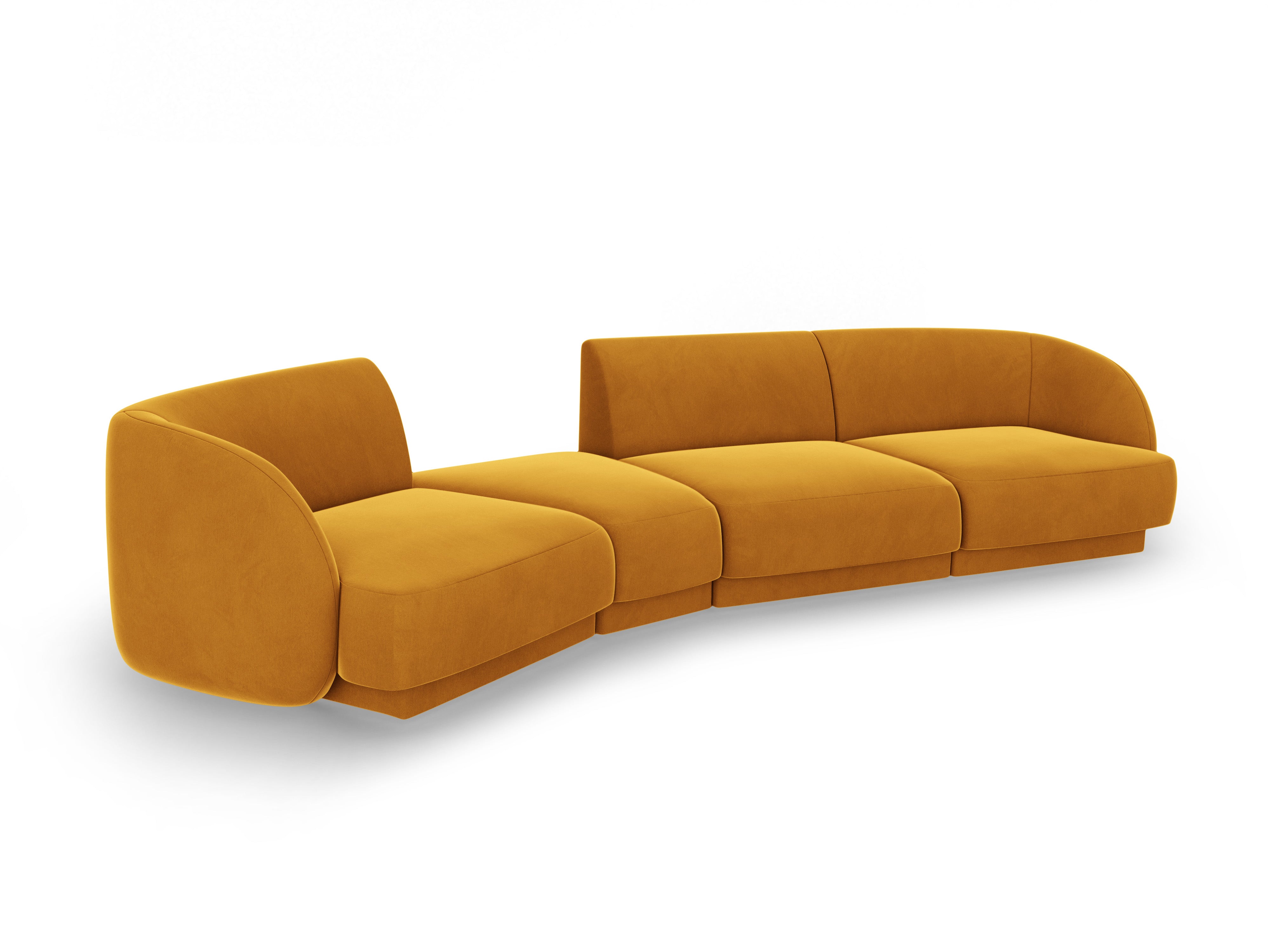 Sofa Miley 327x132cm, Material: Samt