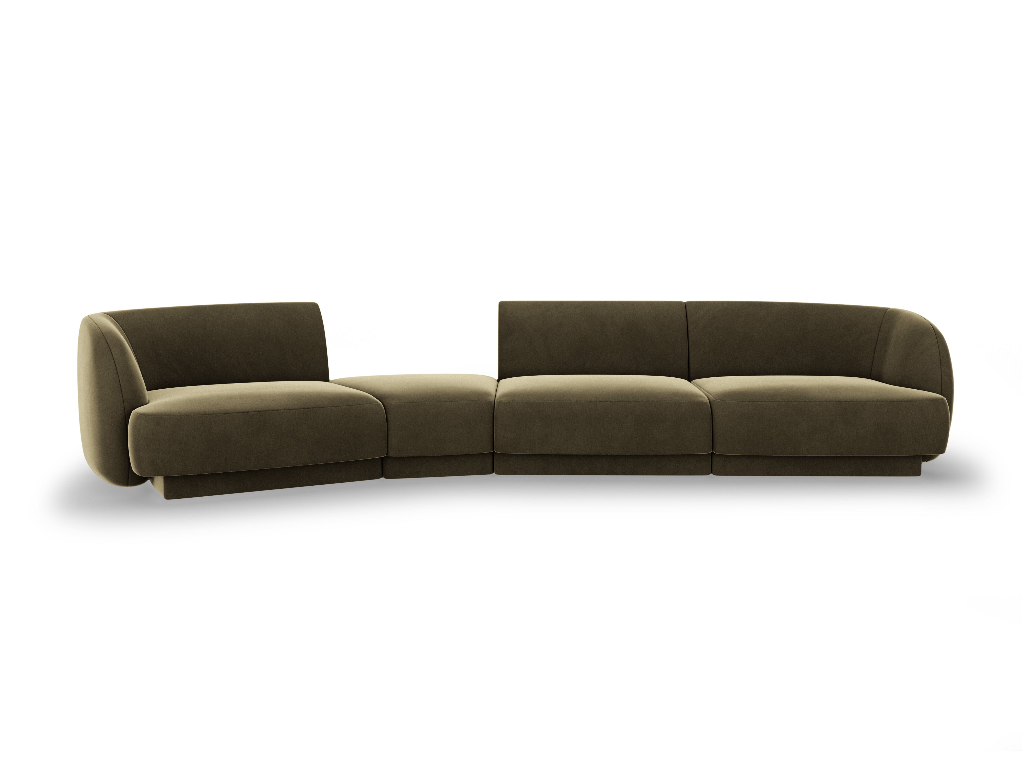 Sofa Miley 327x132cm, Material: Samt