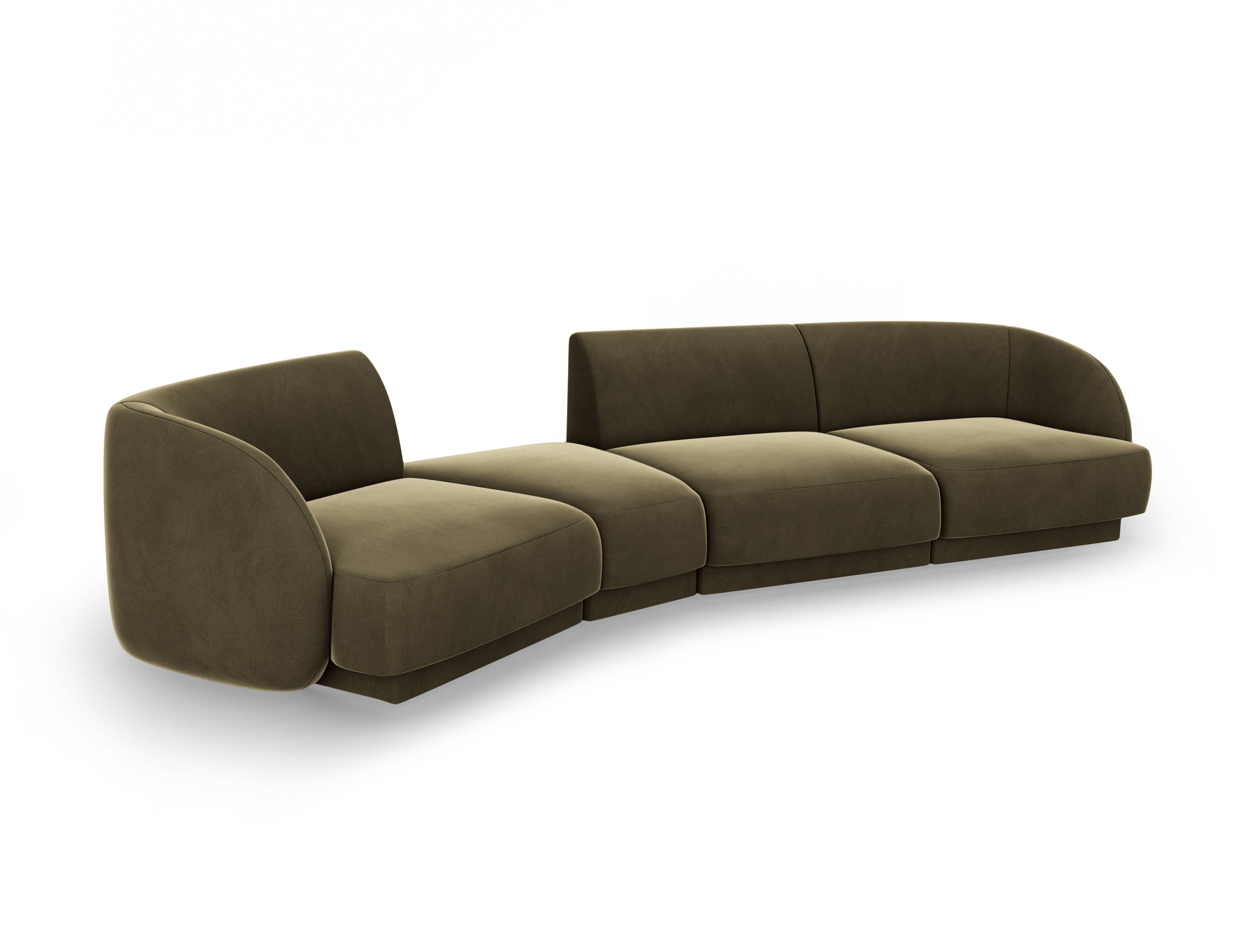 Sofa Miley 327x132cm, Material: Samt