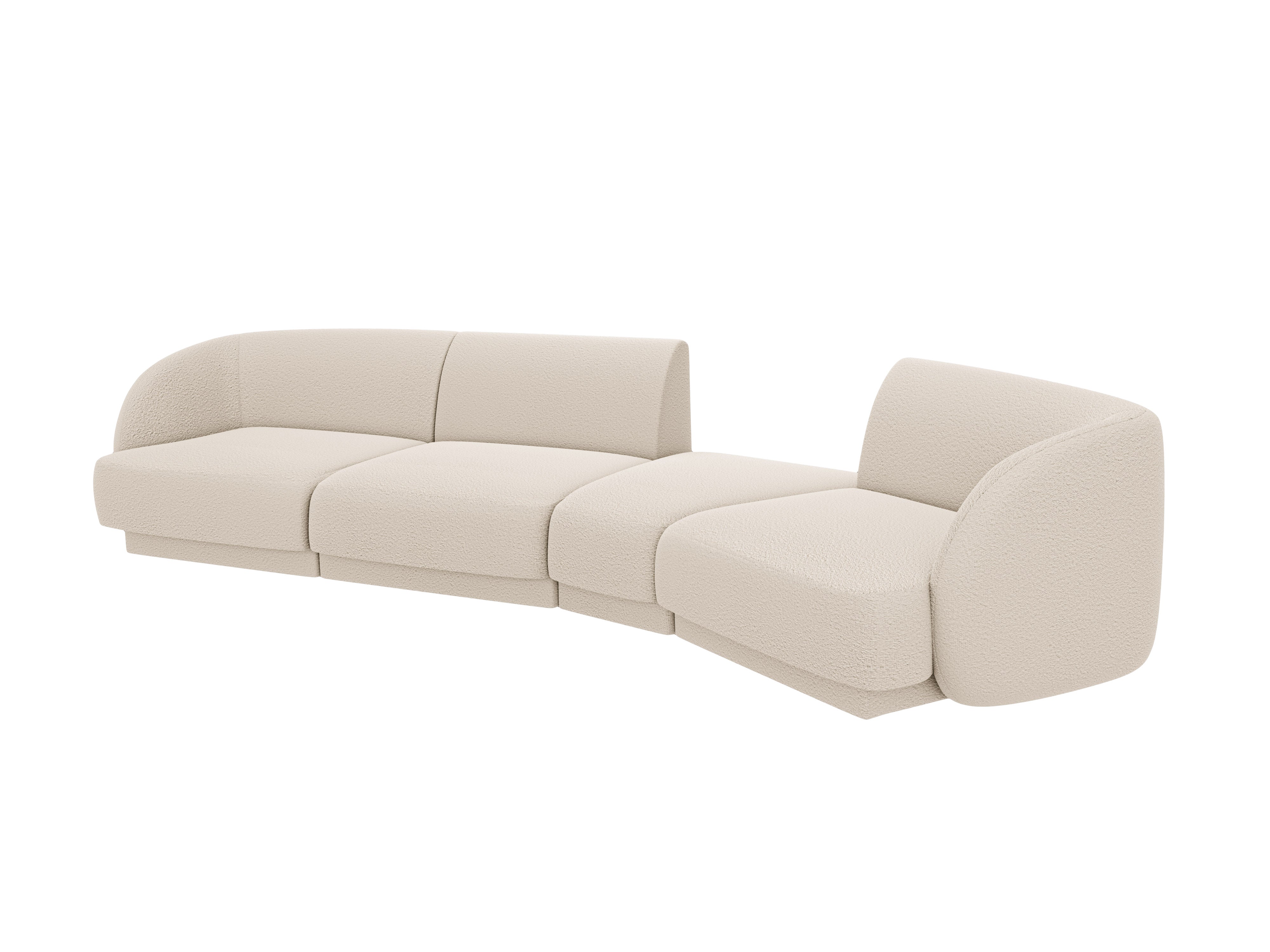 Sofa Miley 327x132cm, Material: Bouclé