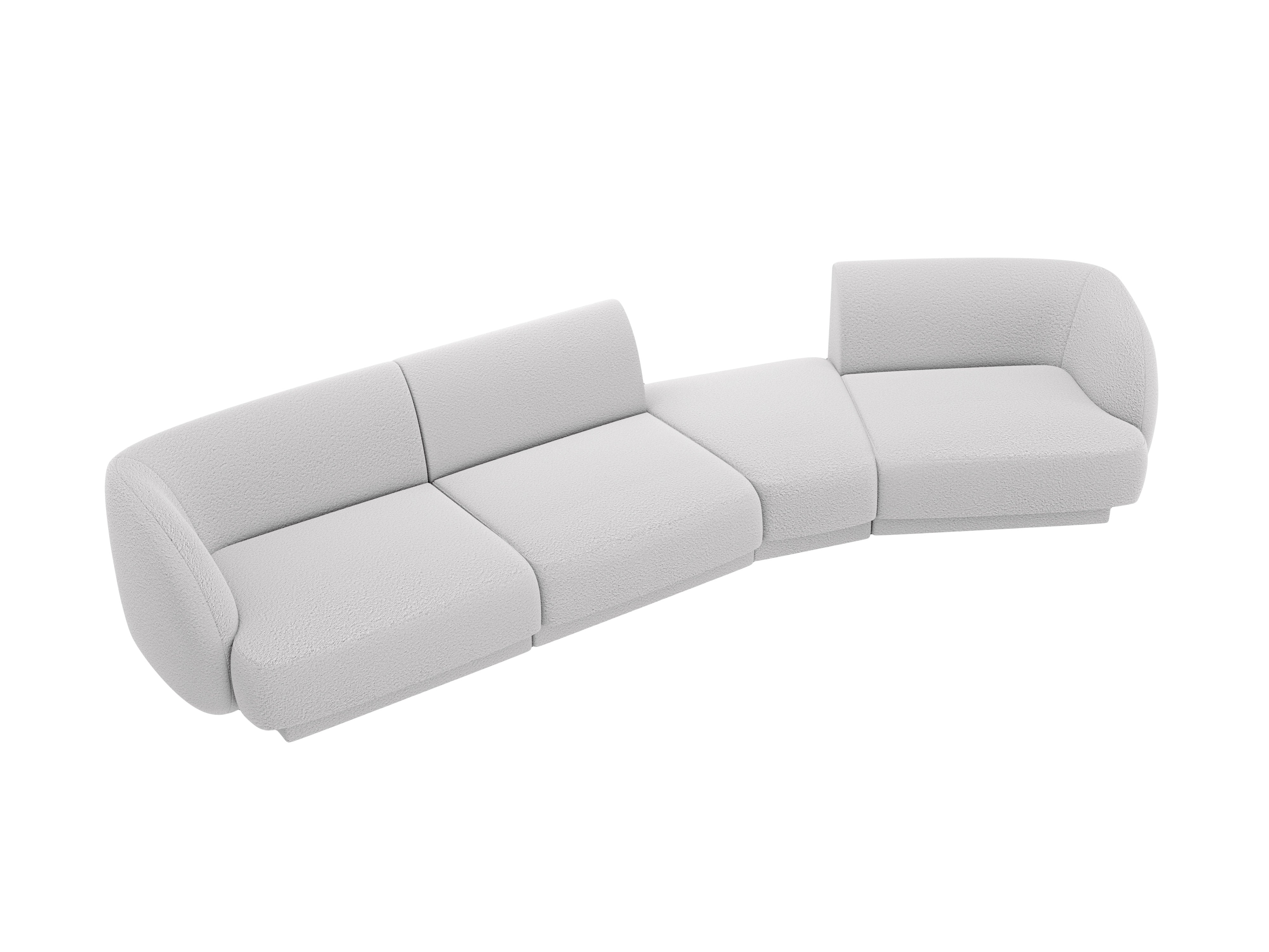 Sofa Miley 327x132cm, Material: Bouclé