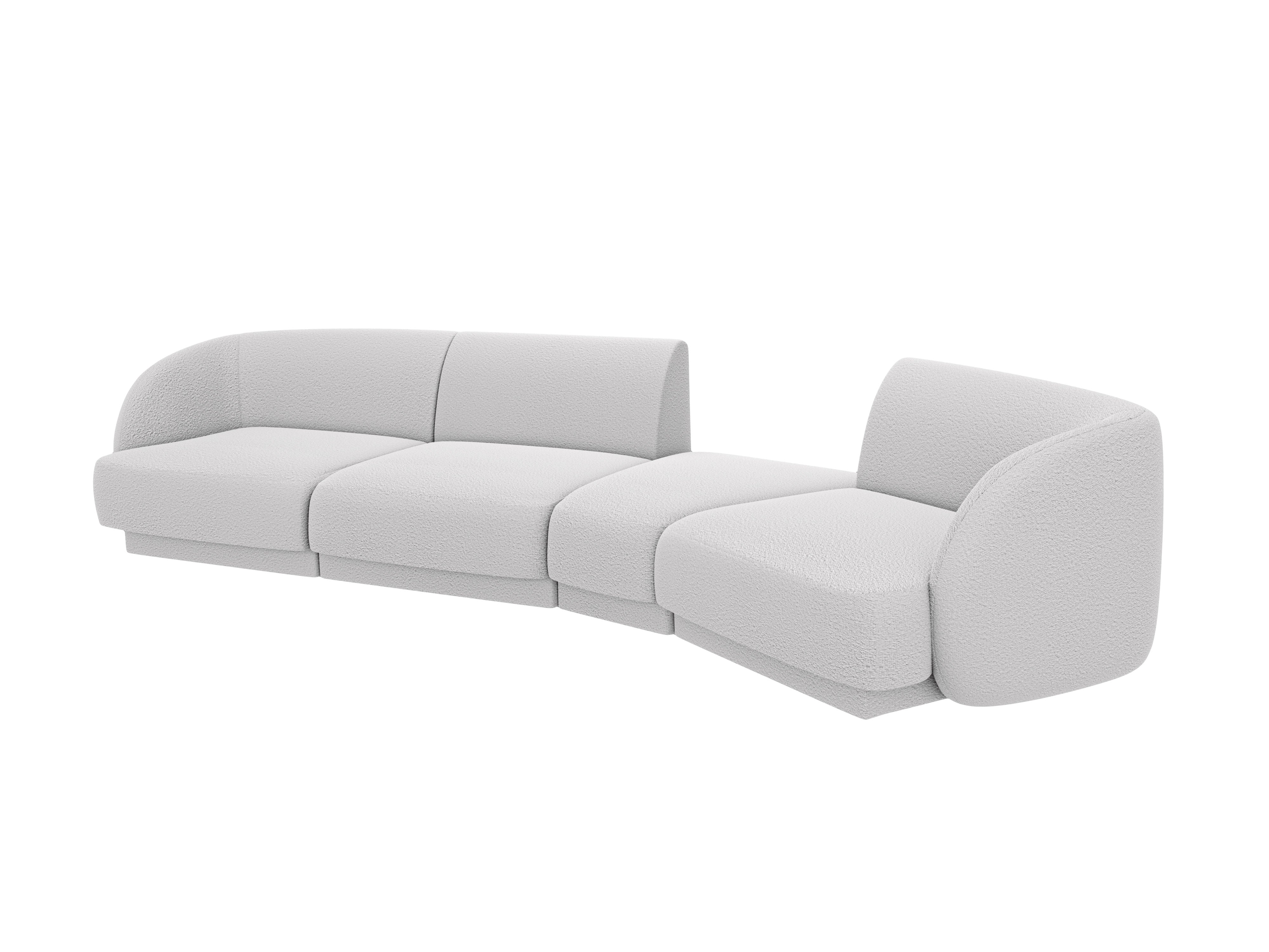 Sofa Miley 327x132cm, Material: Bouclé
