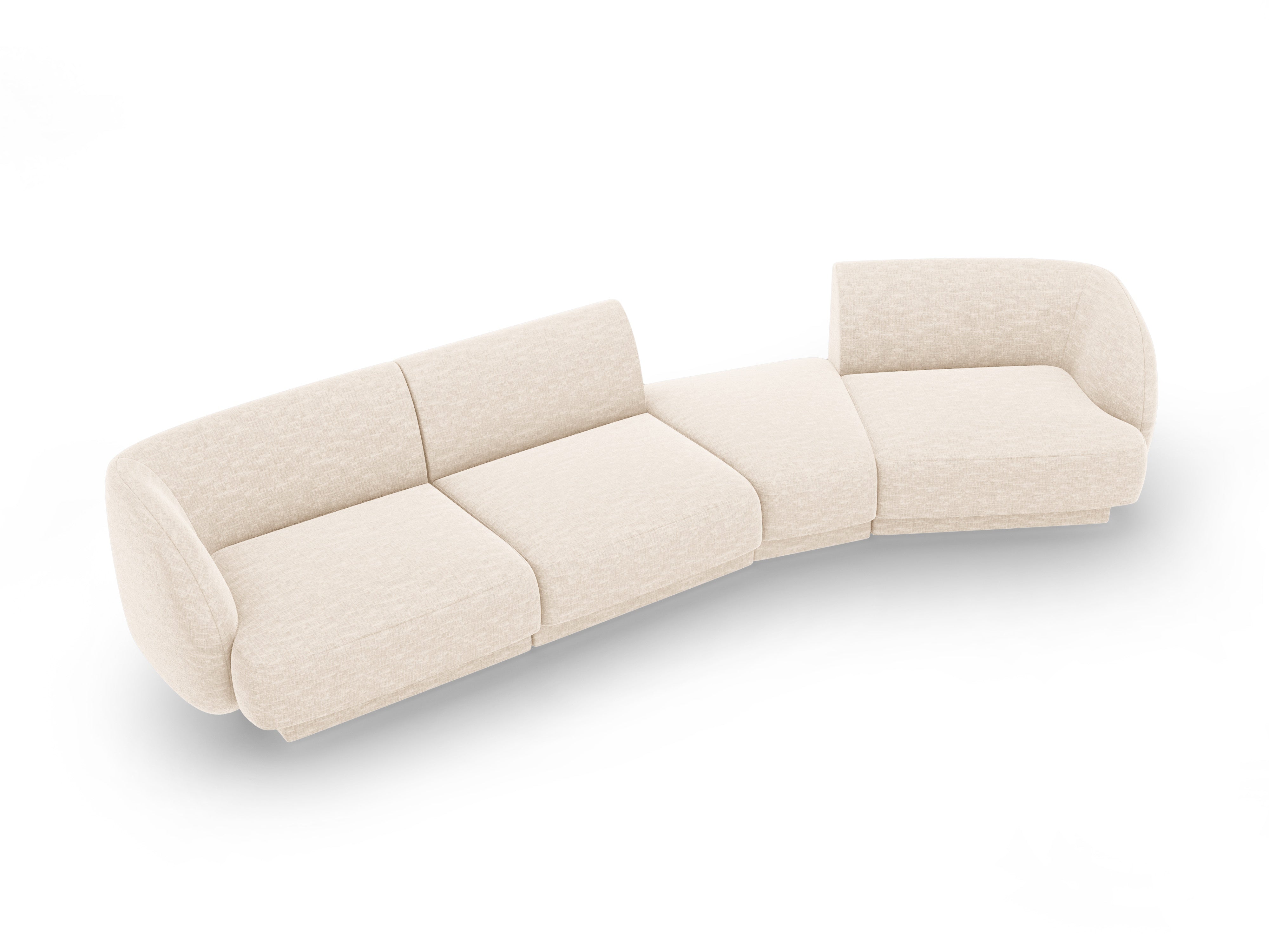 Sofa Miley 327x132cm, Material: Chenille Eden