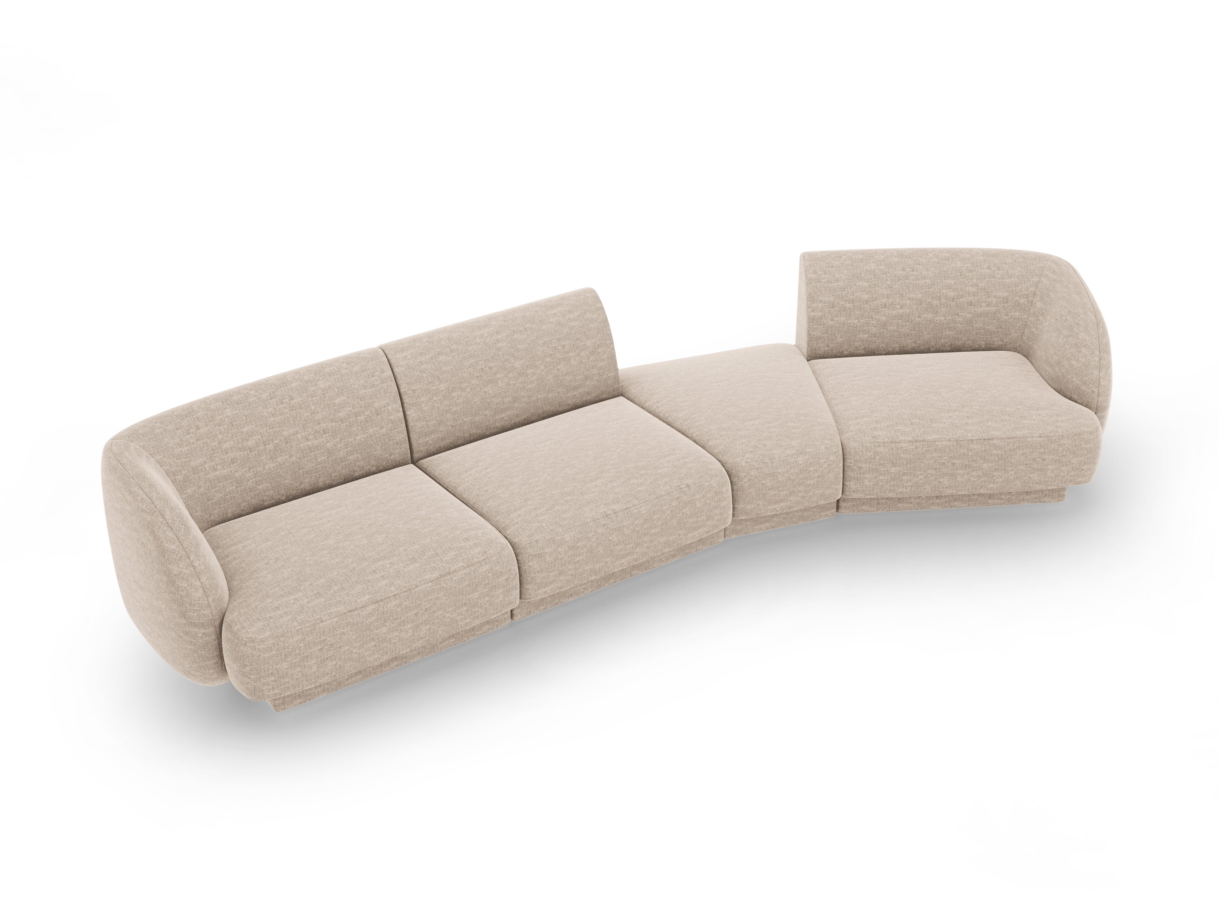 Sofa Miley 327x132cm, Material: Chenille Eden
