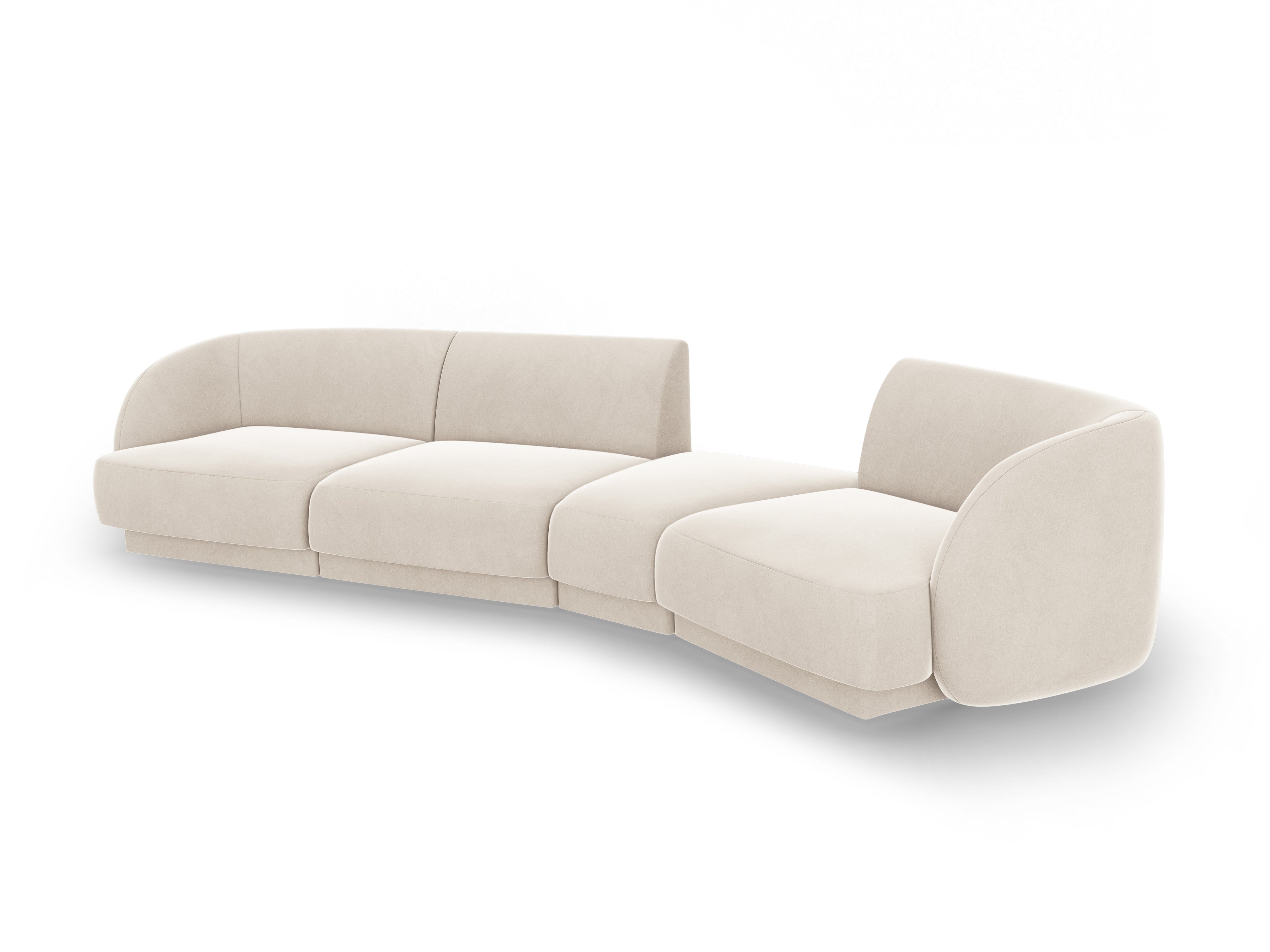 Sofa Miley 327x132cm, Material: Samt