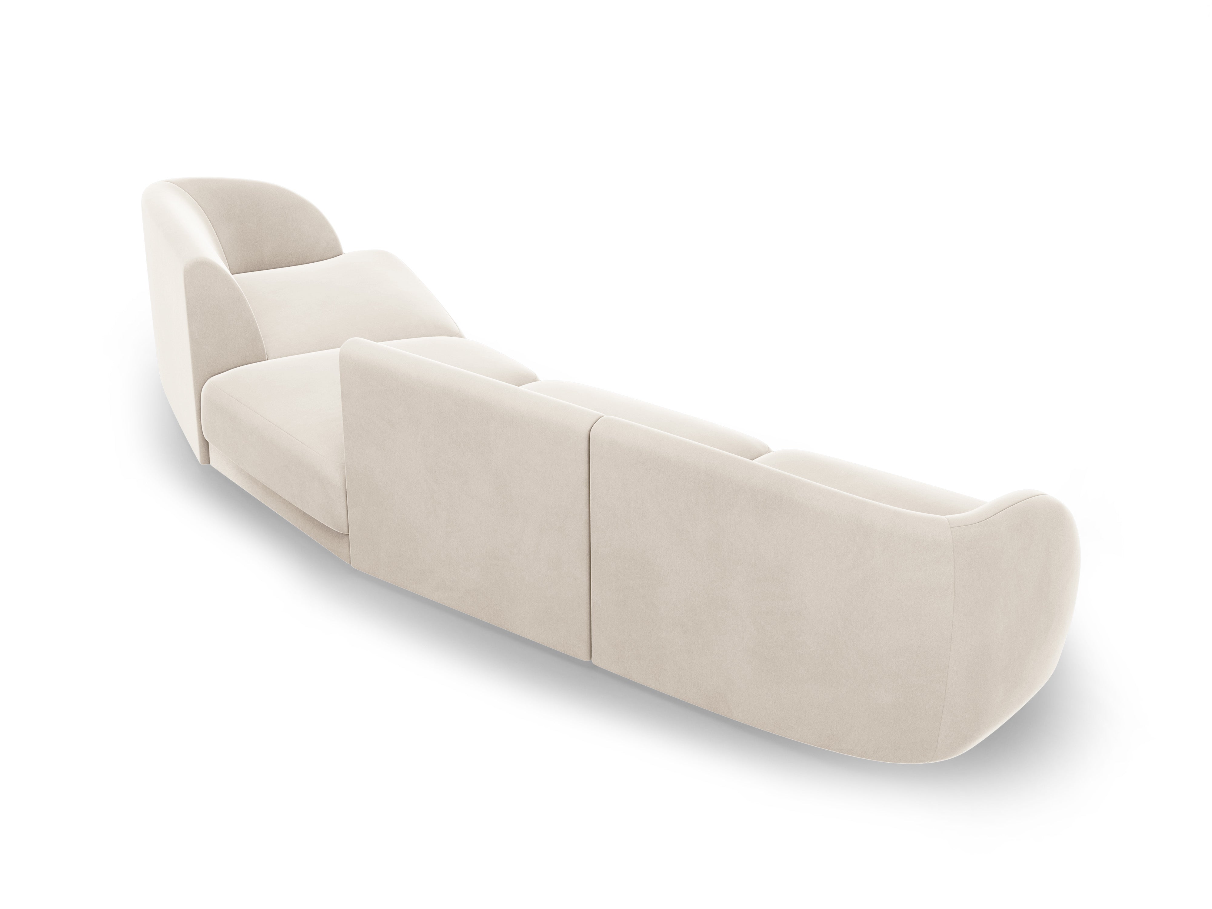 Sofa Miley 327x132cm, Material: Samt
