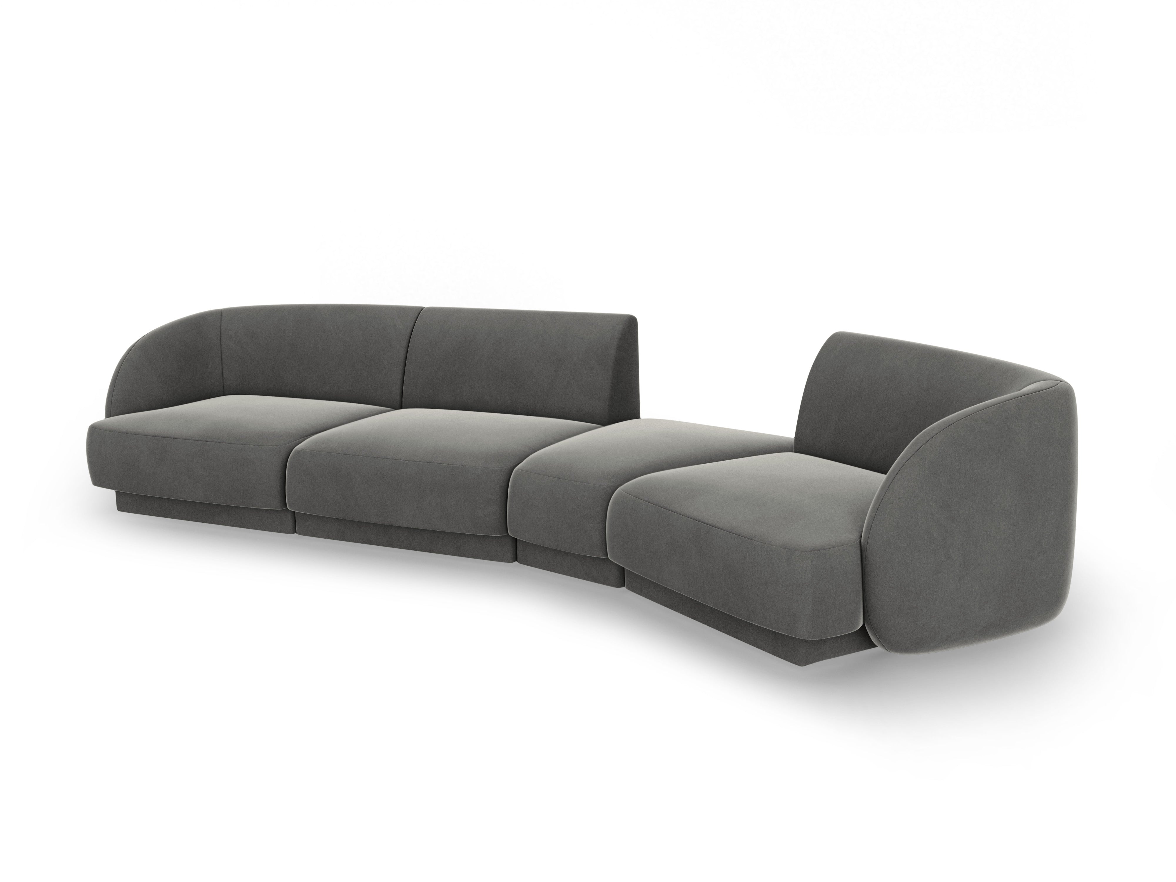 Sofa Miley 327x132cm, Material: Samt