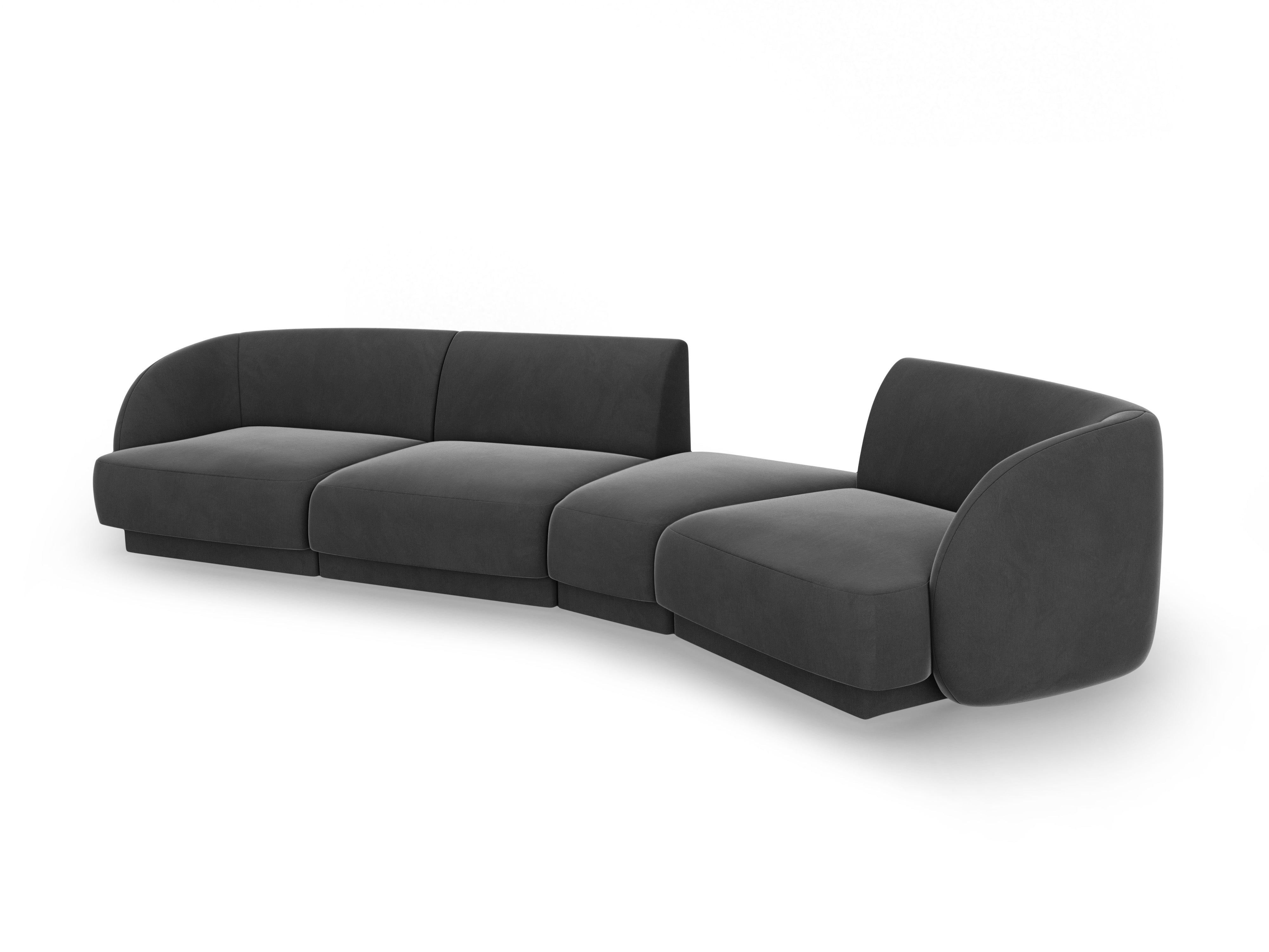 Sofa Miley 327x132cm, Material: Samt
