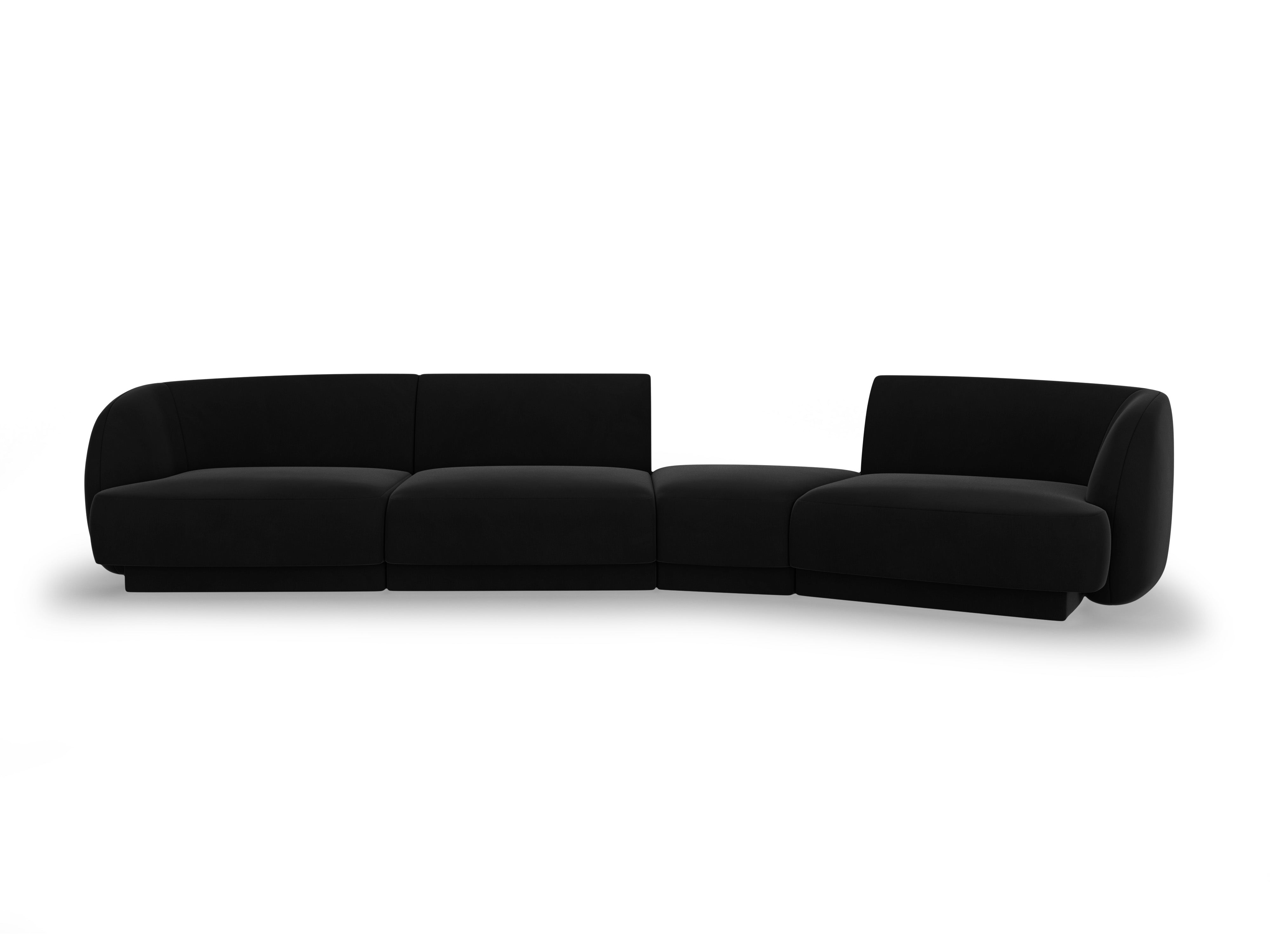Sofa Miley 327x132cm, Material: Samt