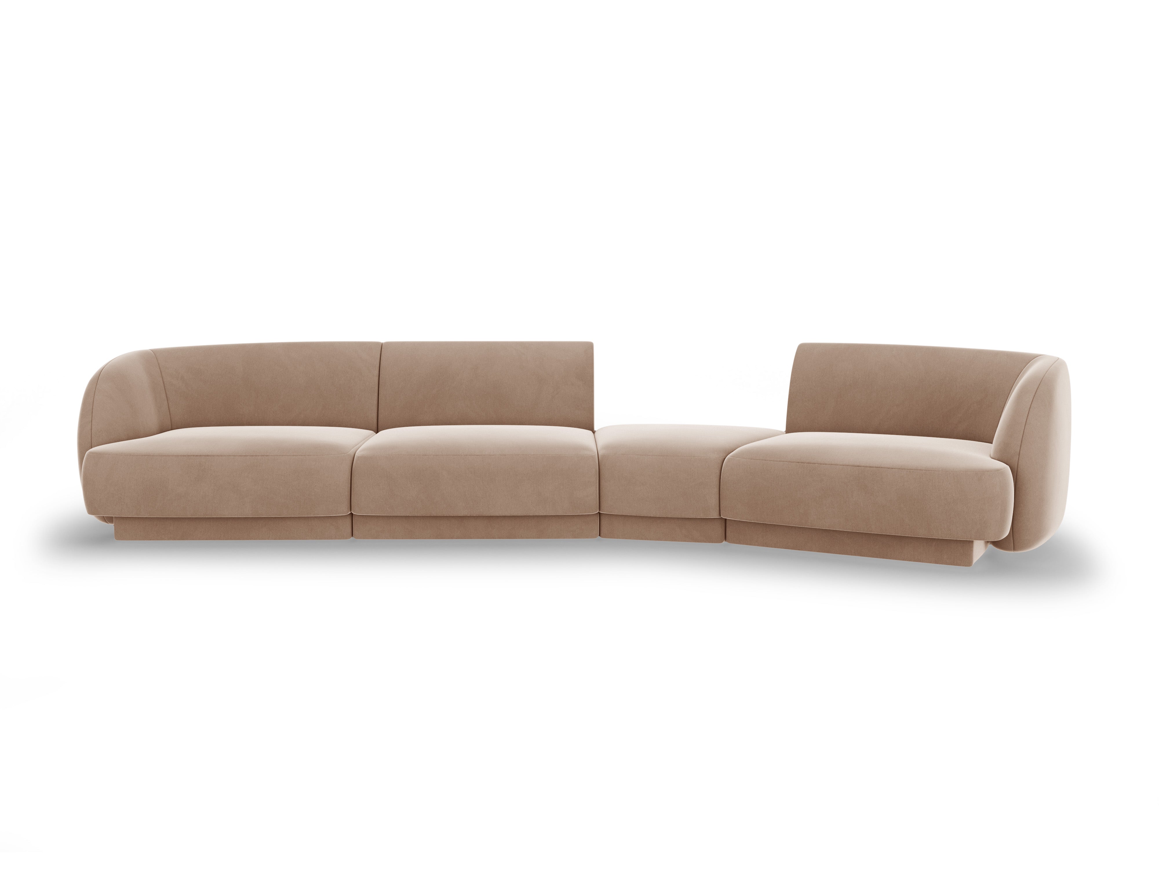 Sofa Miley 327x132cm, Material: Samt