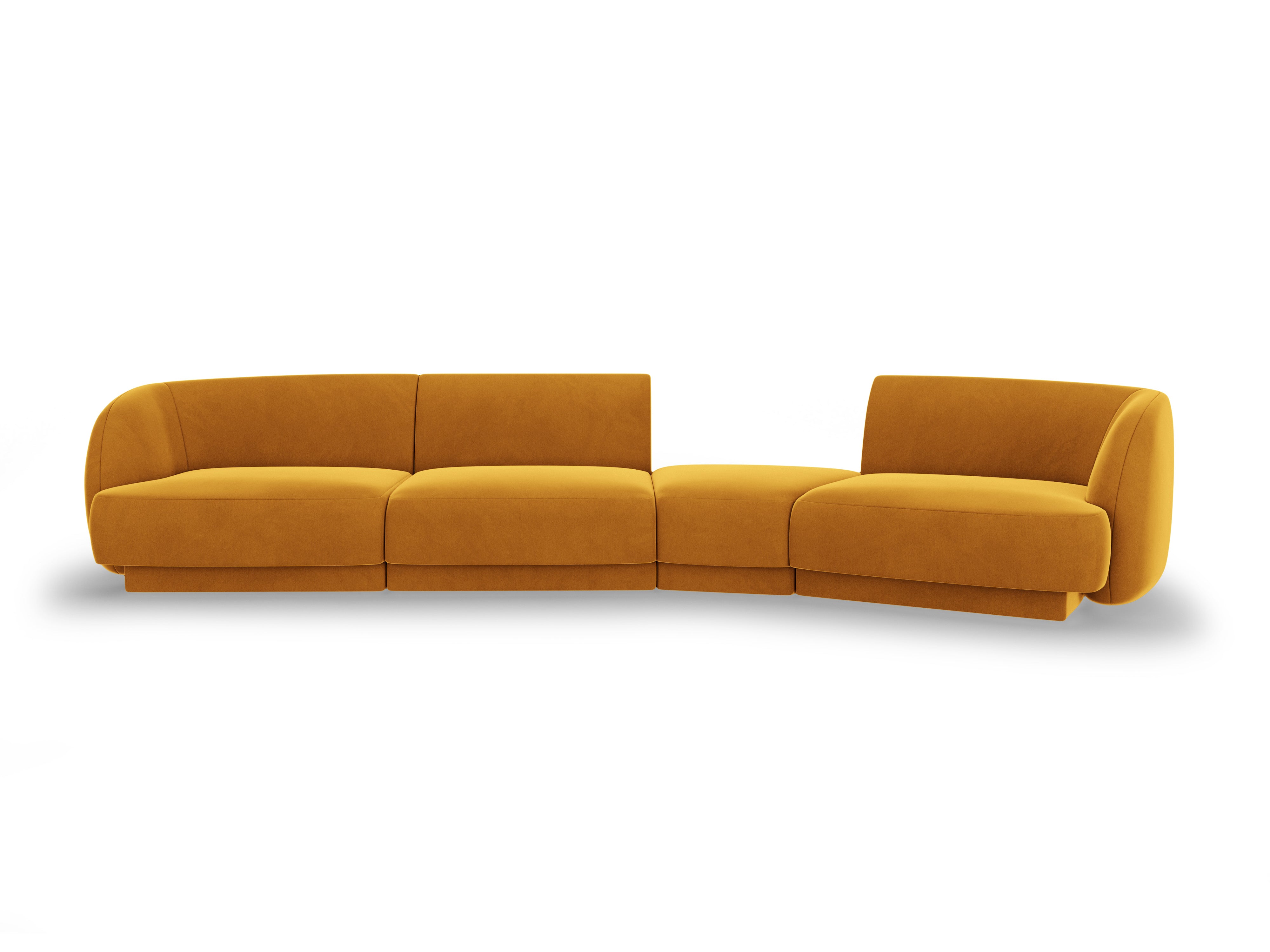 Sofa Miley 327x132cm, Material: Samt
