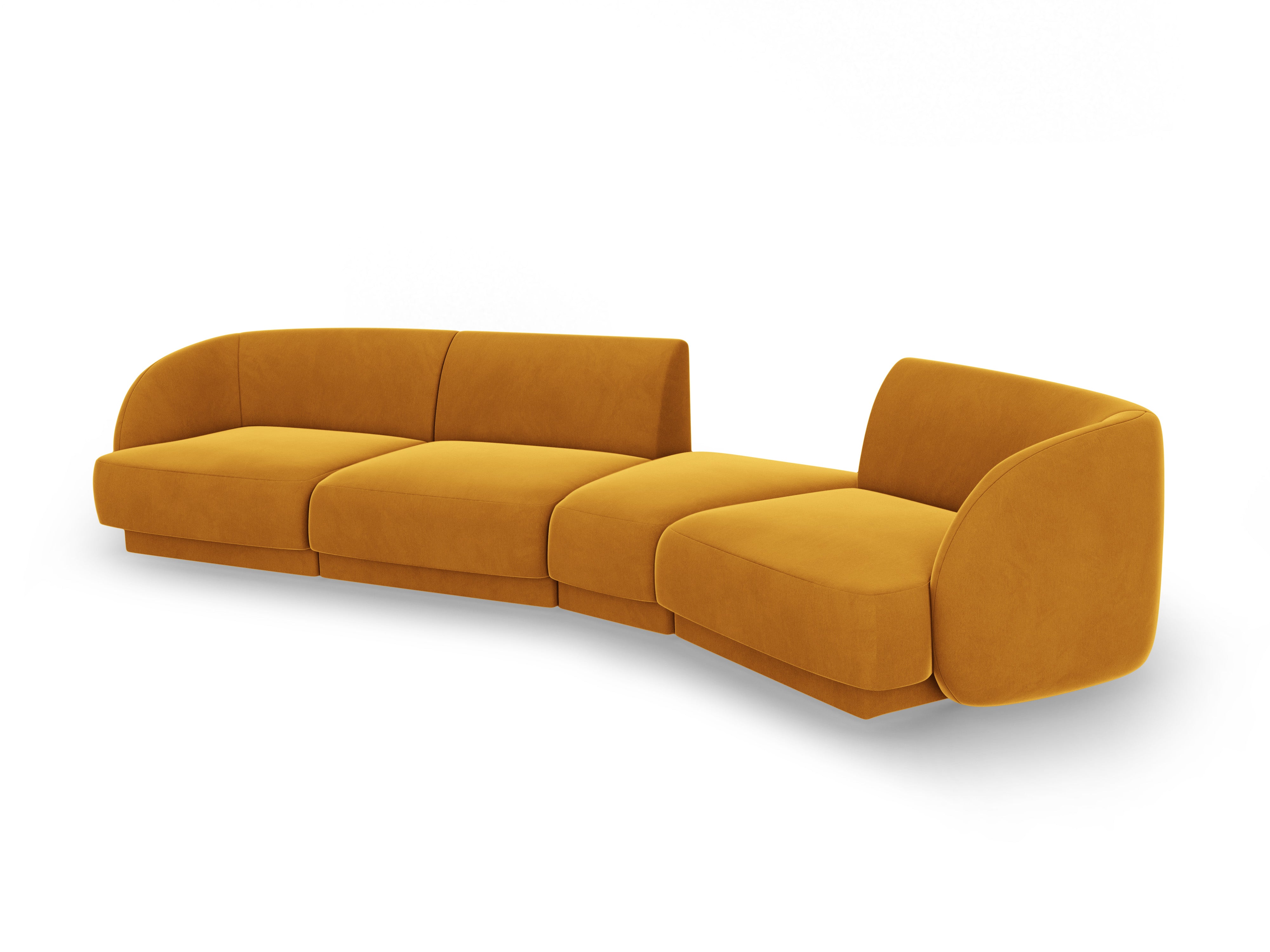 Sofa Miley 327x132cm, Material: Samt