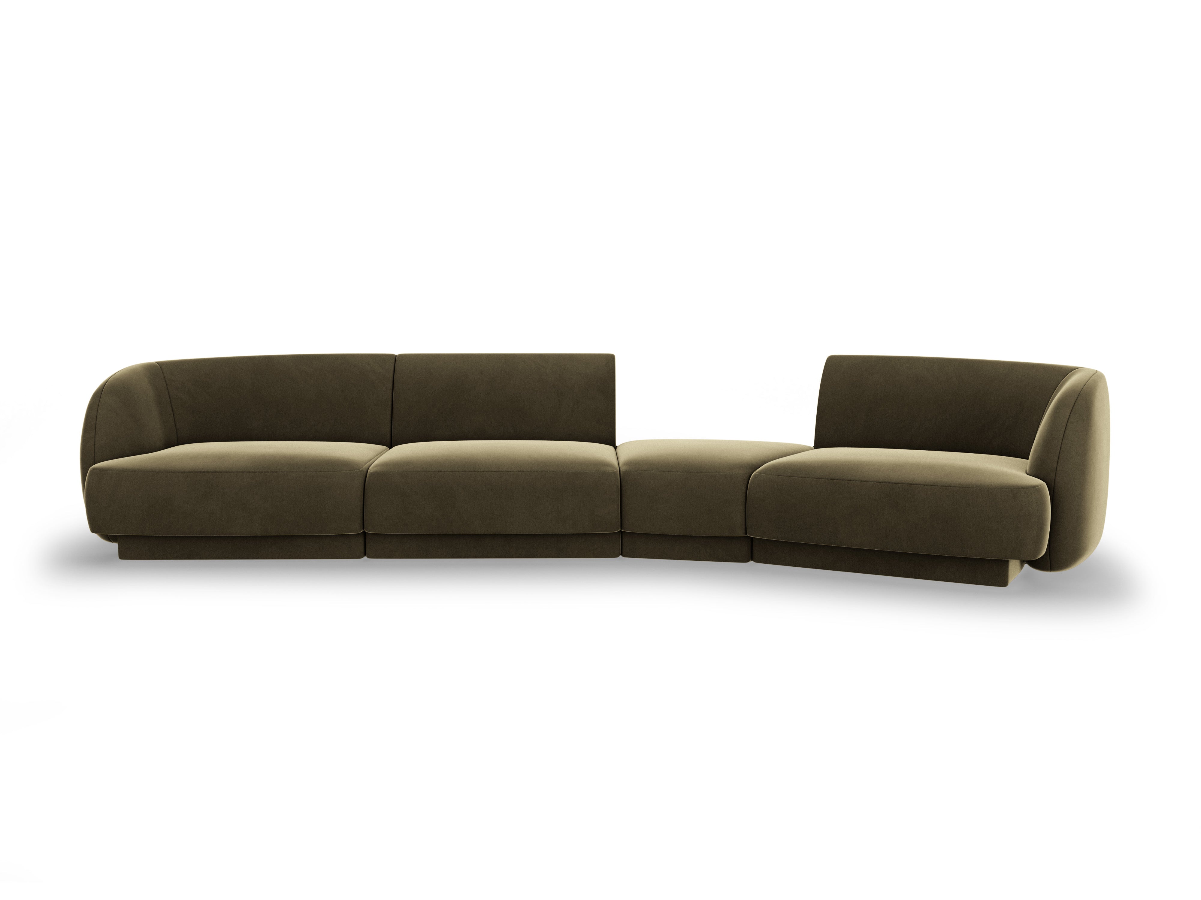 Sofa Miley 327x132cm, Material: Samt