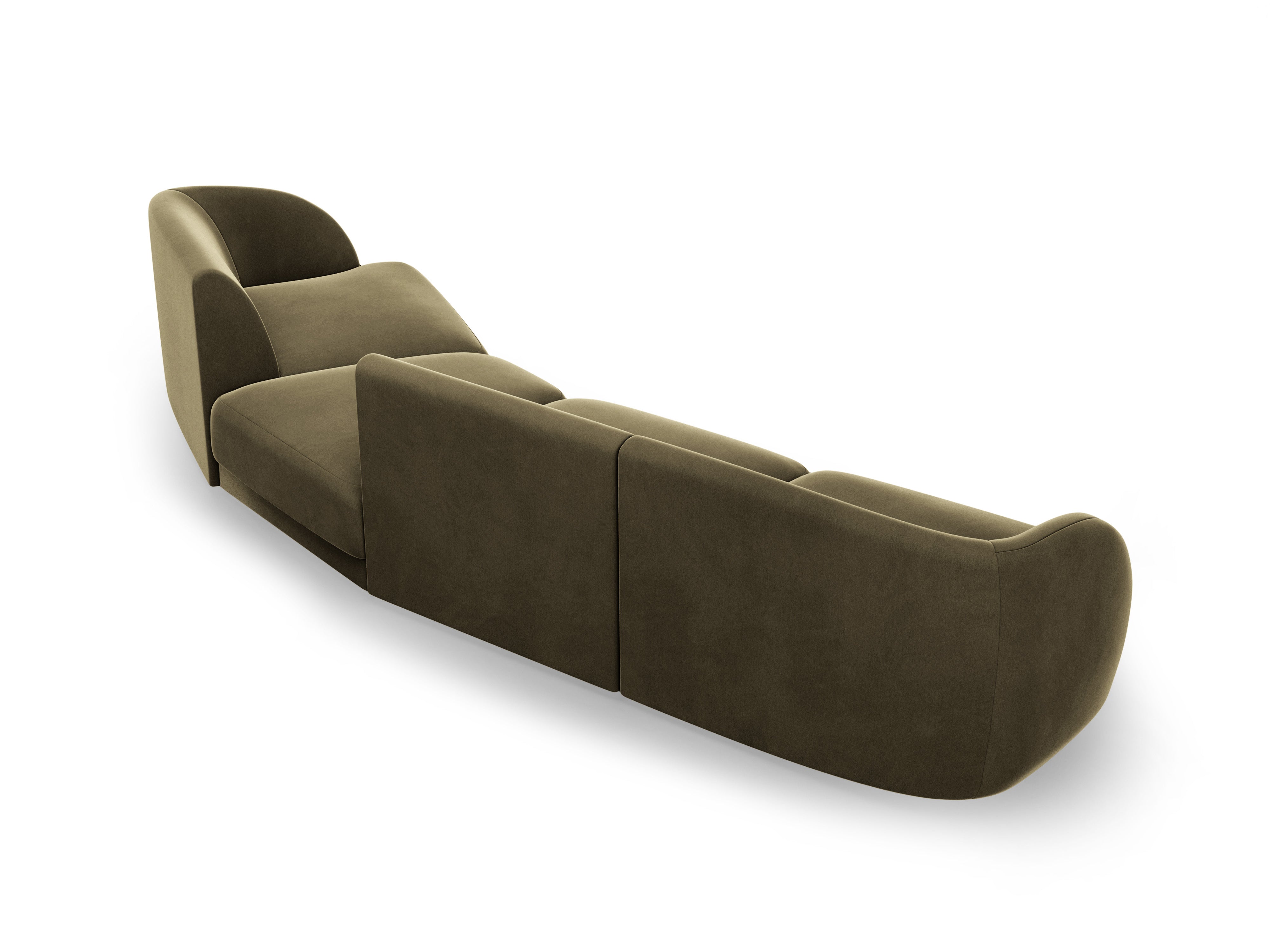 Sofa Miley 327x132cm, Material: Samt