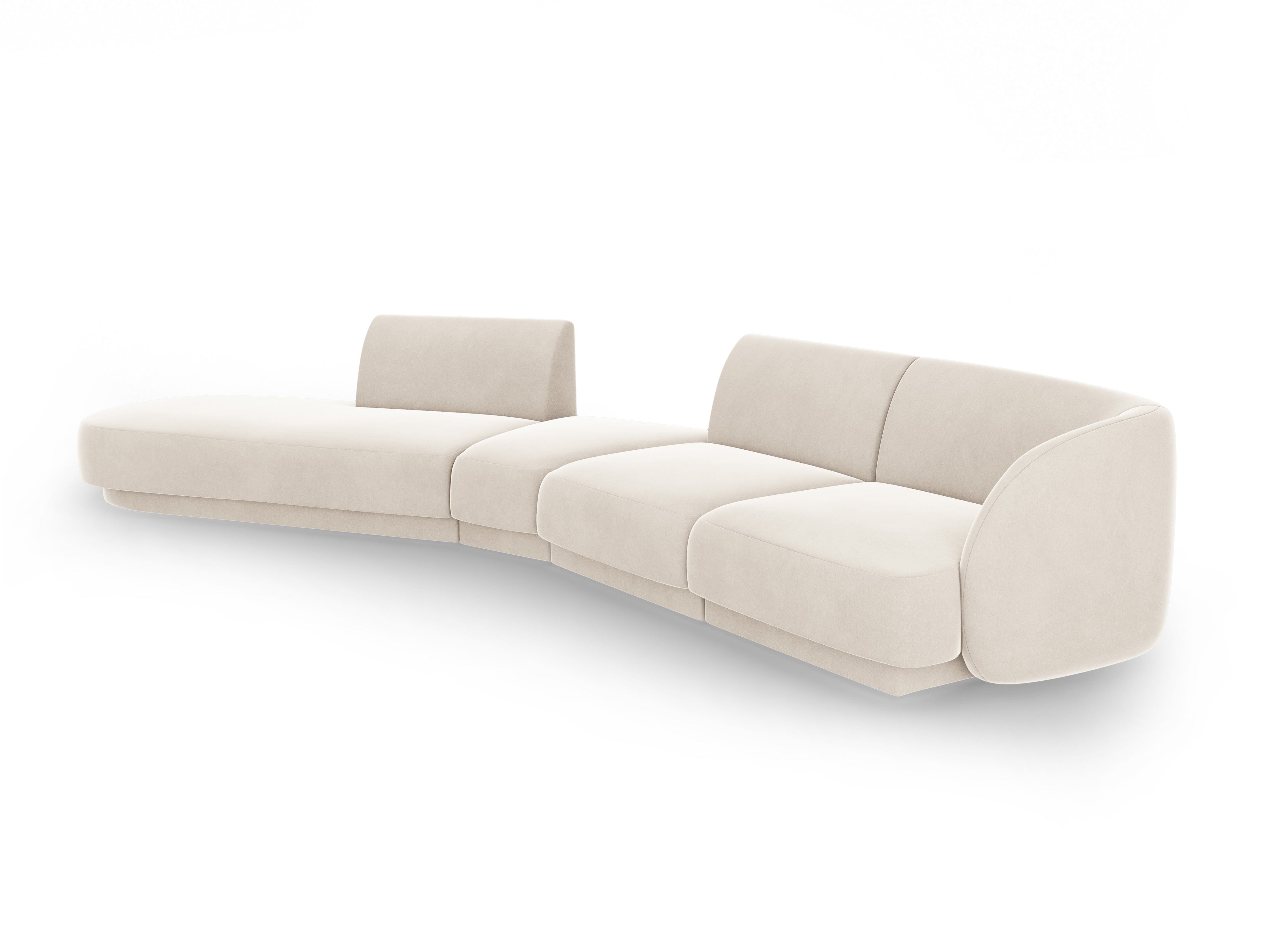 Sofa Miley 380x158cm, Material: Samt