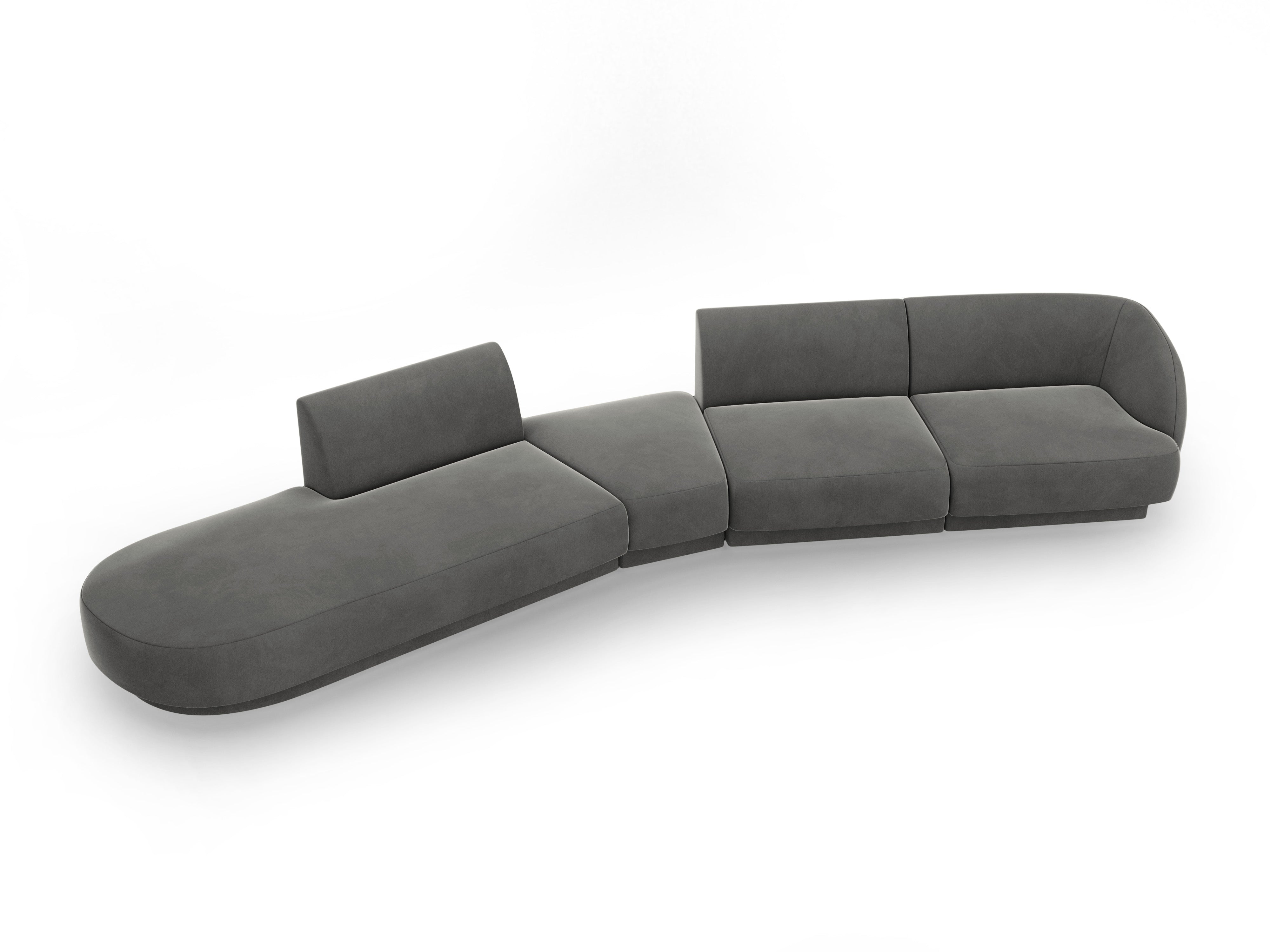Sofa Miley 380x158cm, Material: Samt