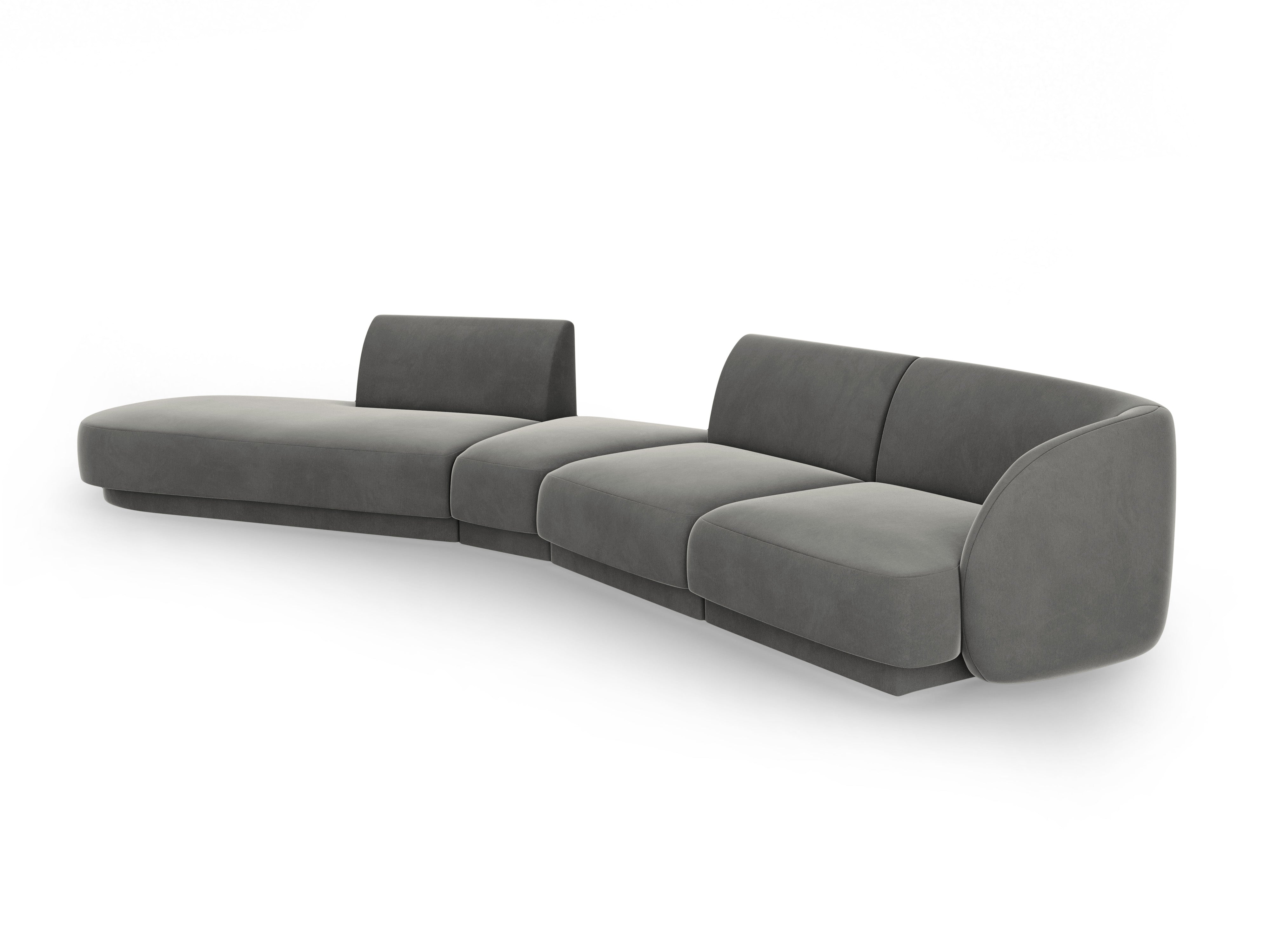 Sofa Miley 380x158cm, Material: Samt