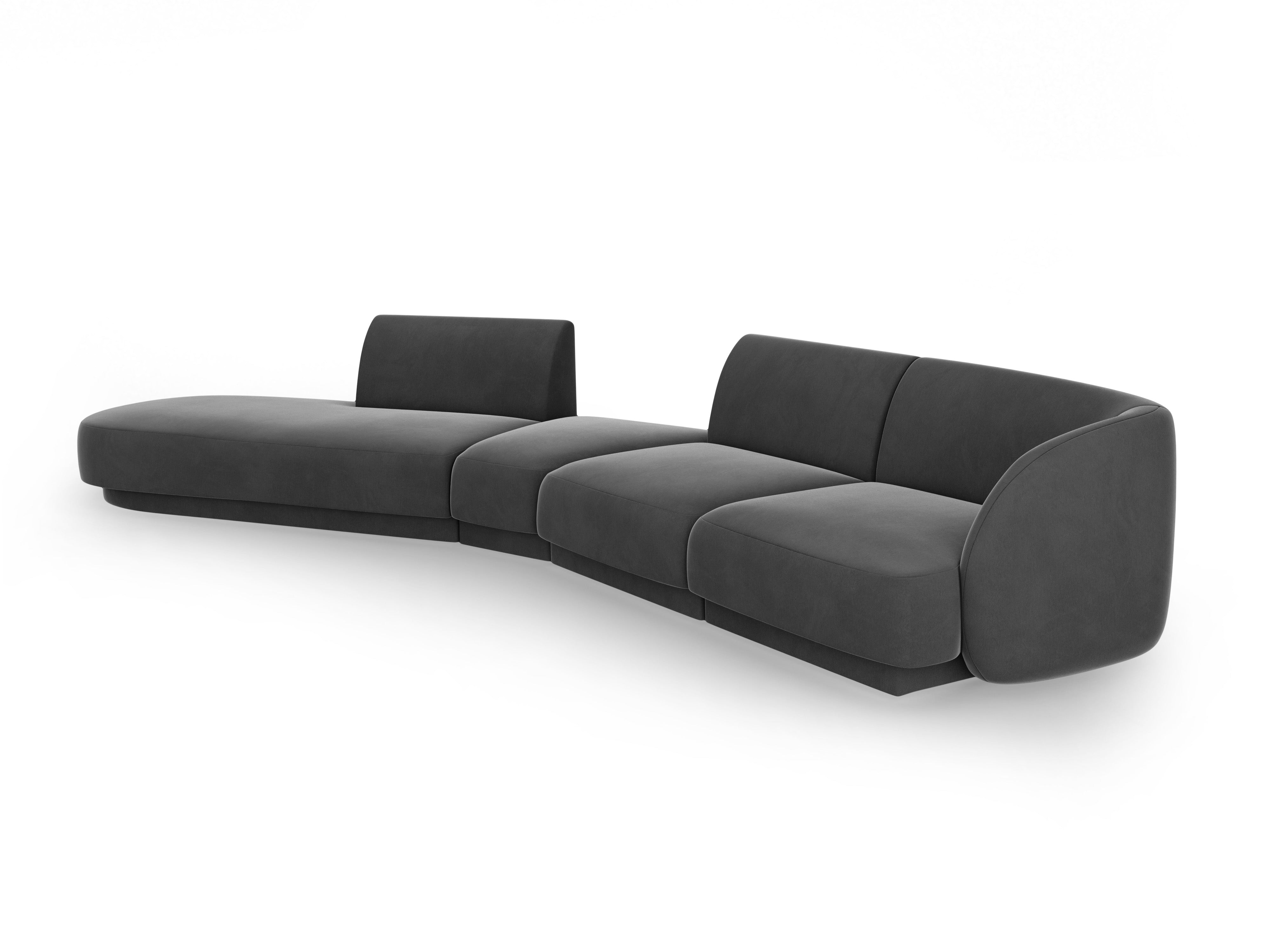 Sofa Miley 380x158cm, Material: Samt