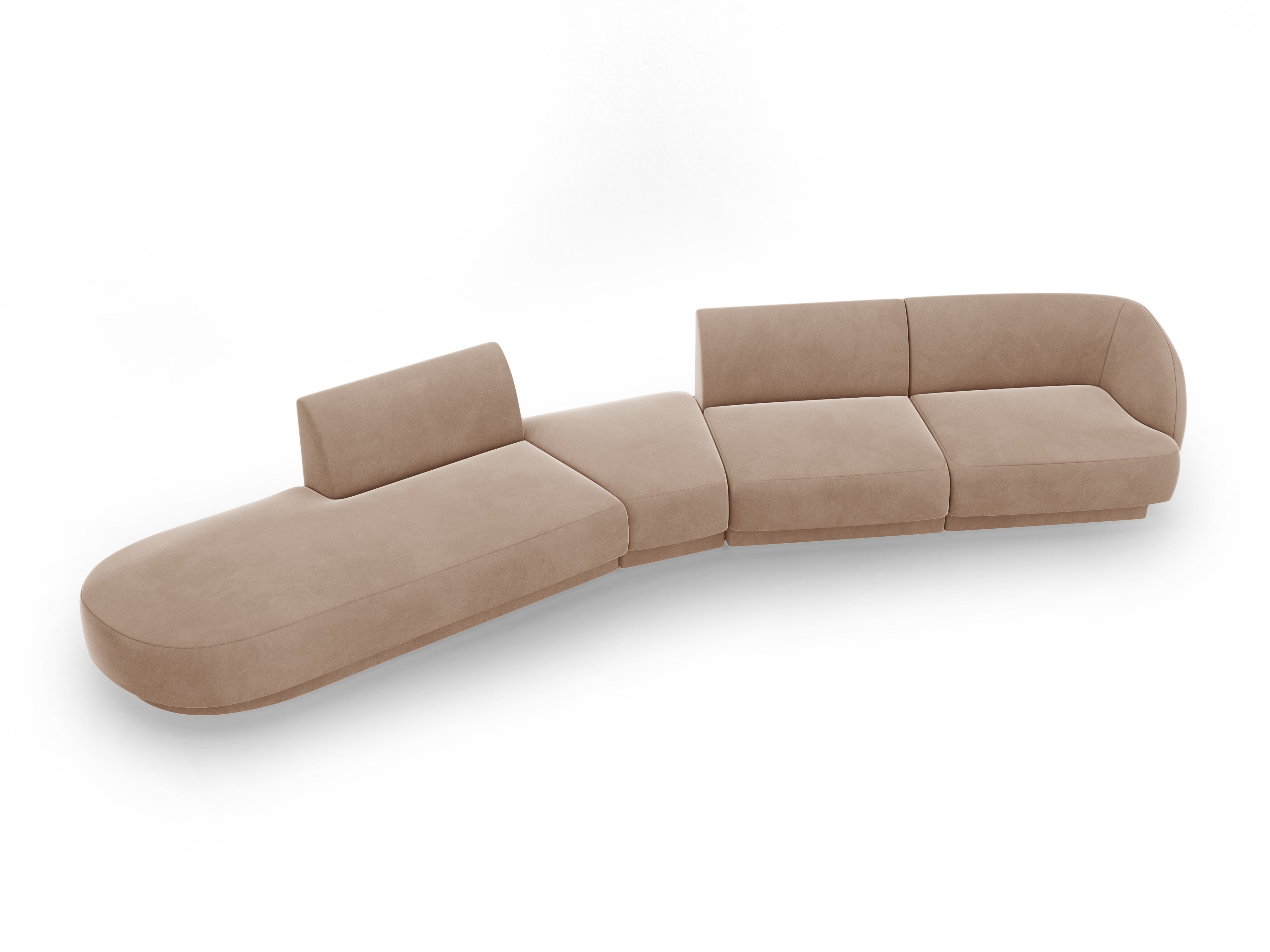 Sofa Miley 380x158cm, Material: Samt